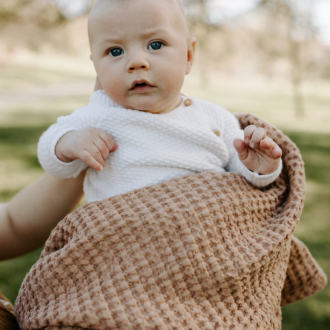 Waffle Baby Blanket - Natemia
