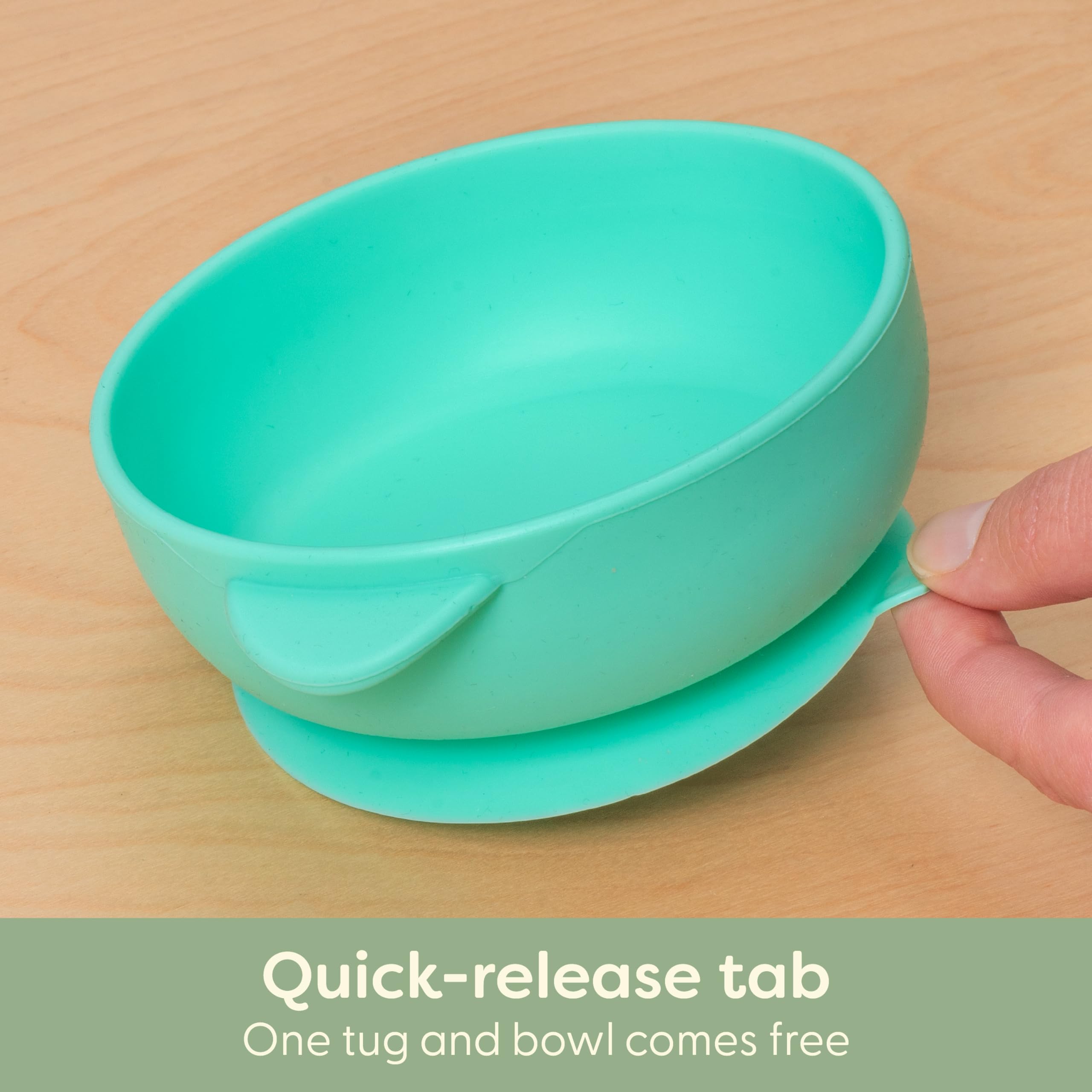 Bowl and Spoon Set - Grey, Blue, Green - Natemia