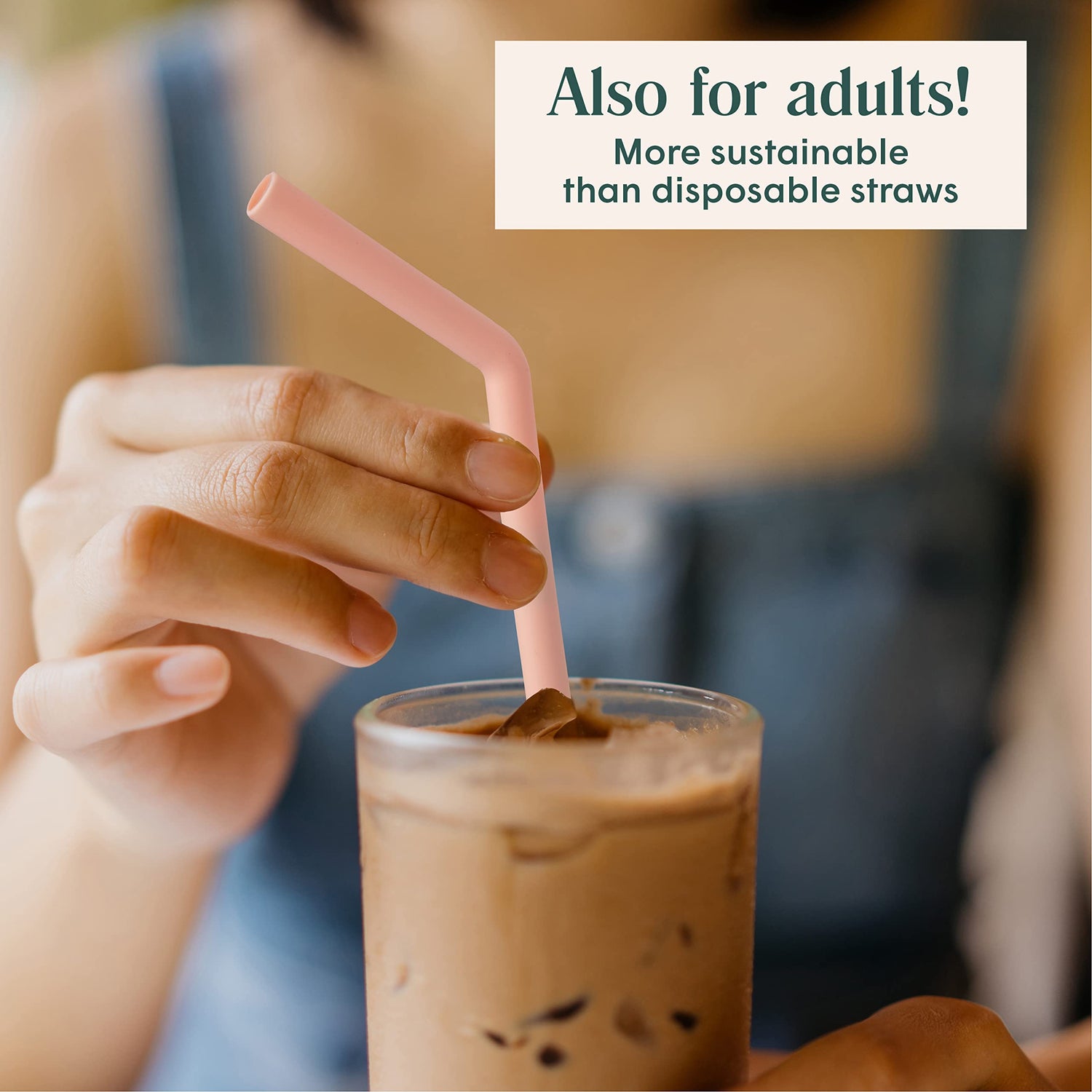 Silicone Straws - 6 Pack - Natemia