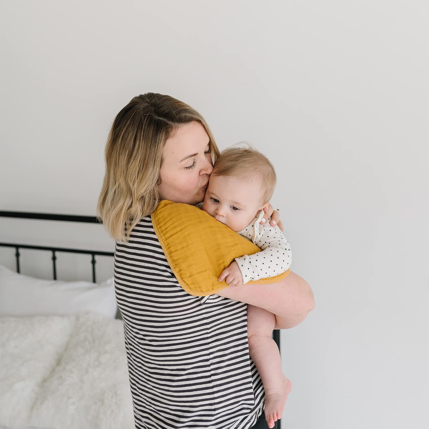 Ultra Soft Muslin Bamboo Washcloths- 5 Pack - Natemia