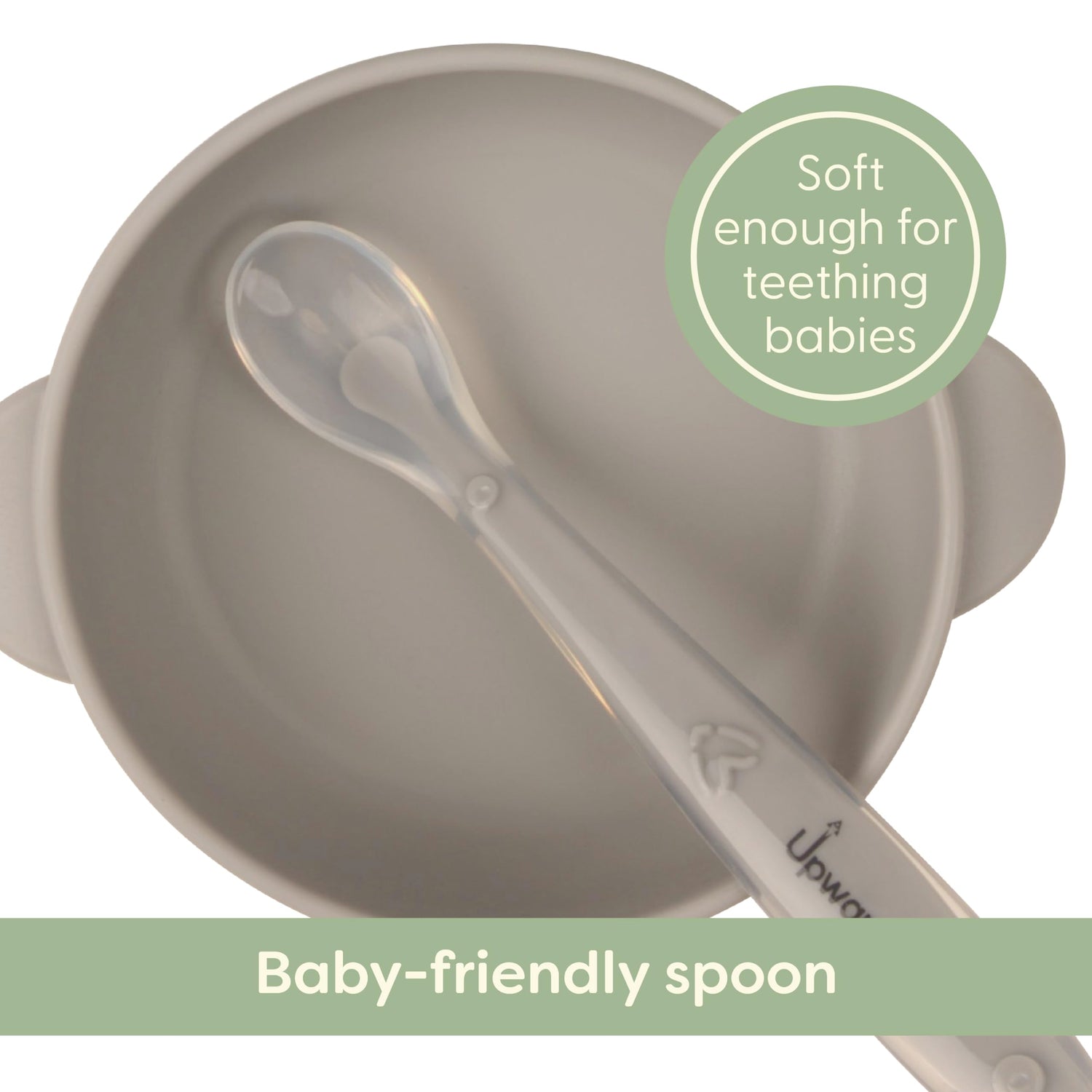 Bowl and Spoon Set - Grey, Blue, Green - Natemia