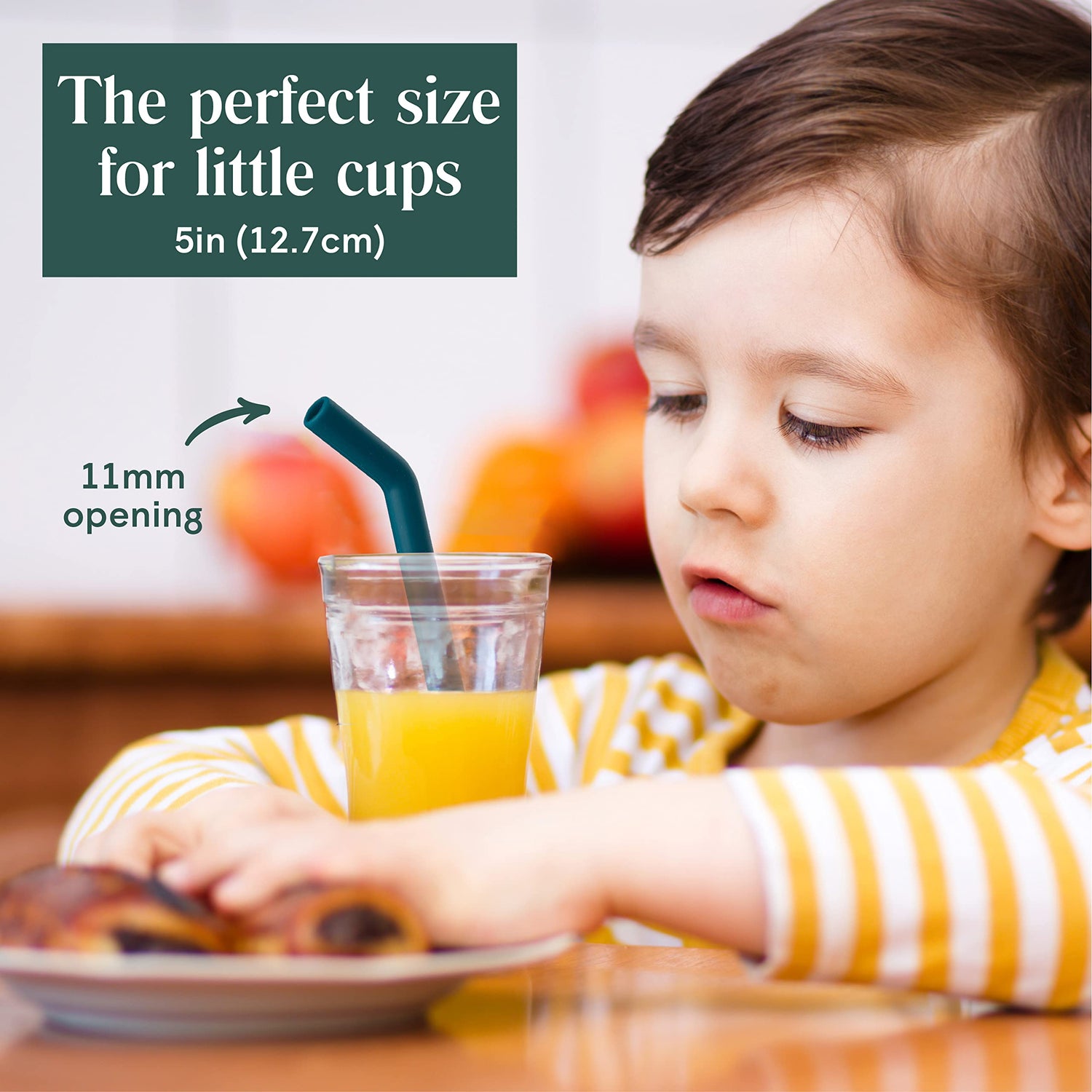 Silicone Straws - 6 Pack - Natemia