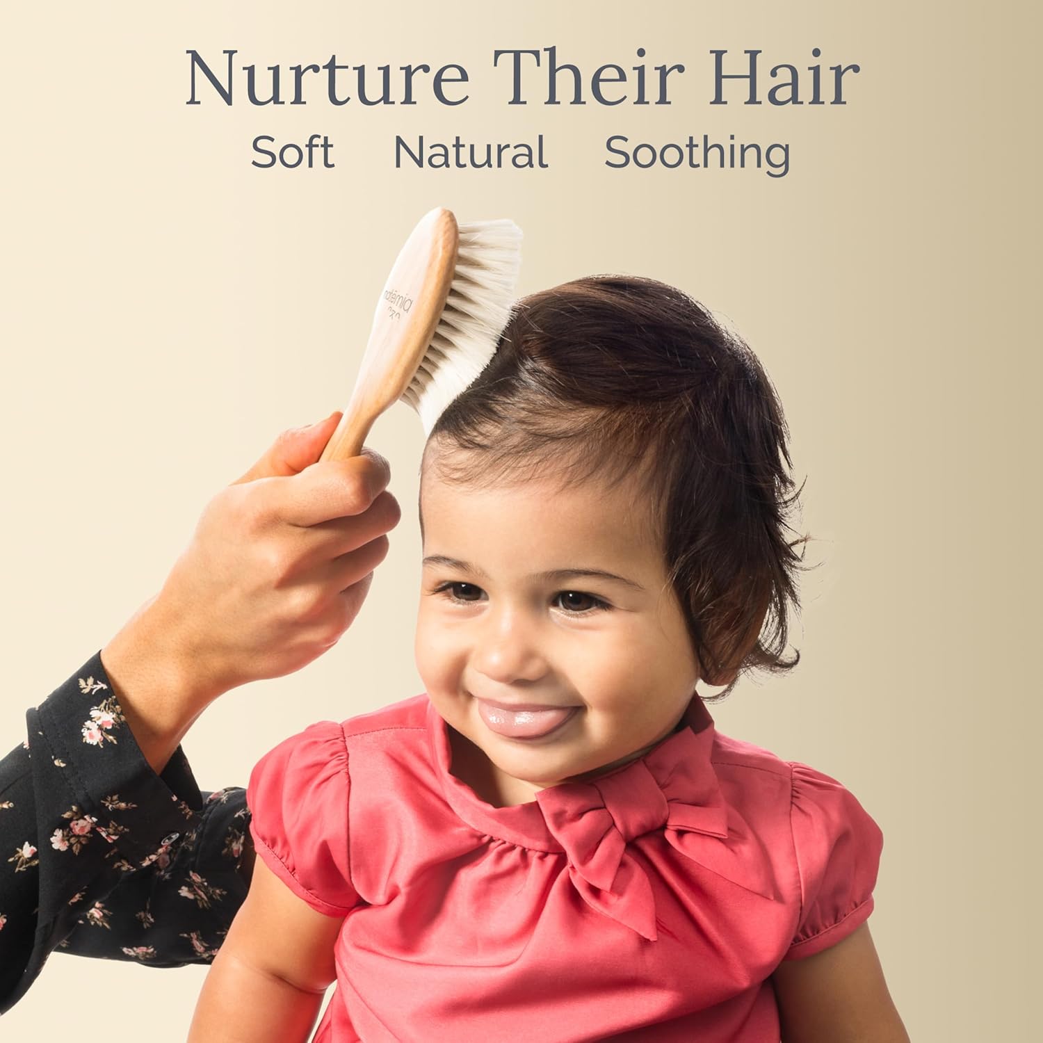 Wooden Natural Hair Bristles Hair Brush Set - Natemia