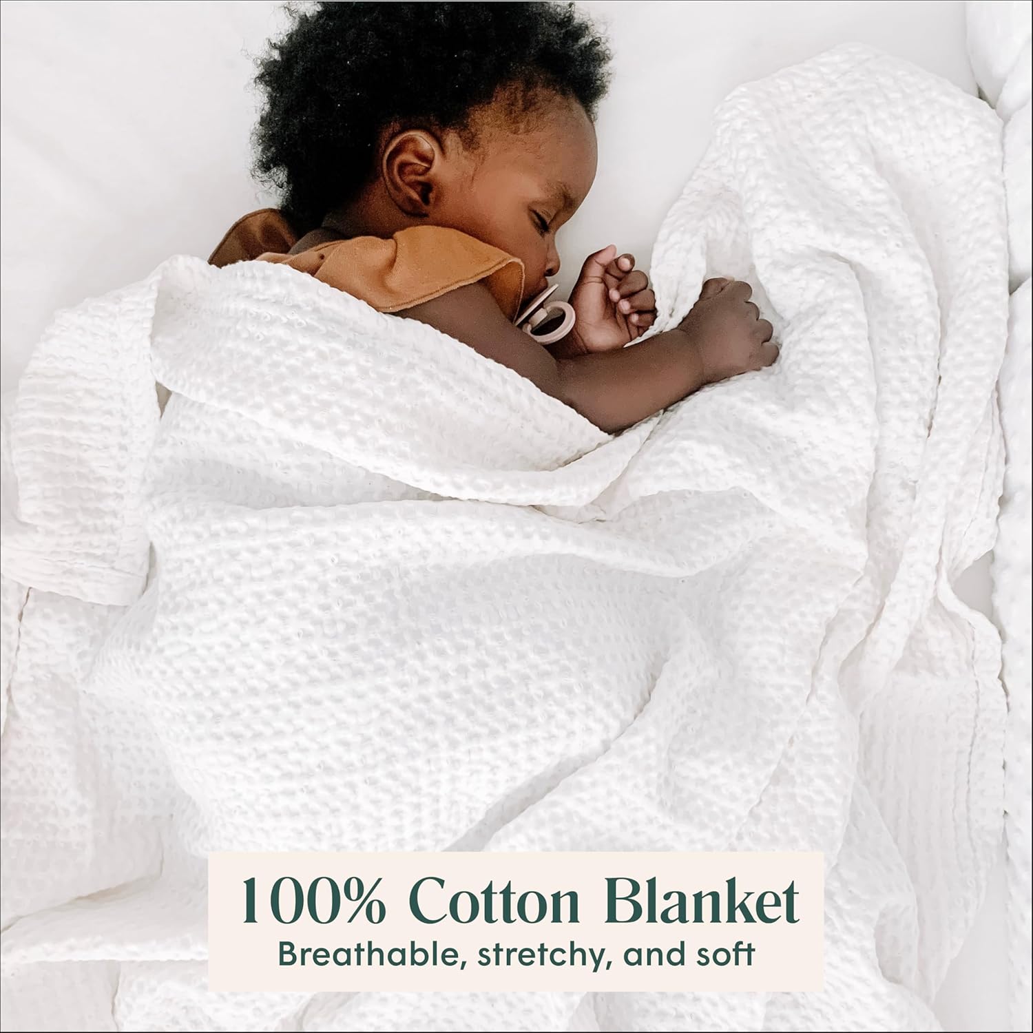 Cotton Waffle Blanket - Natemia