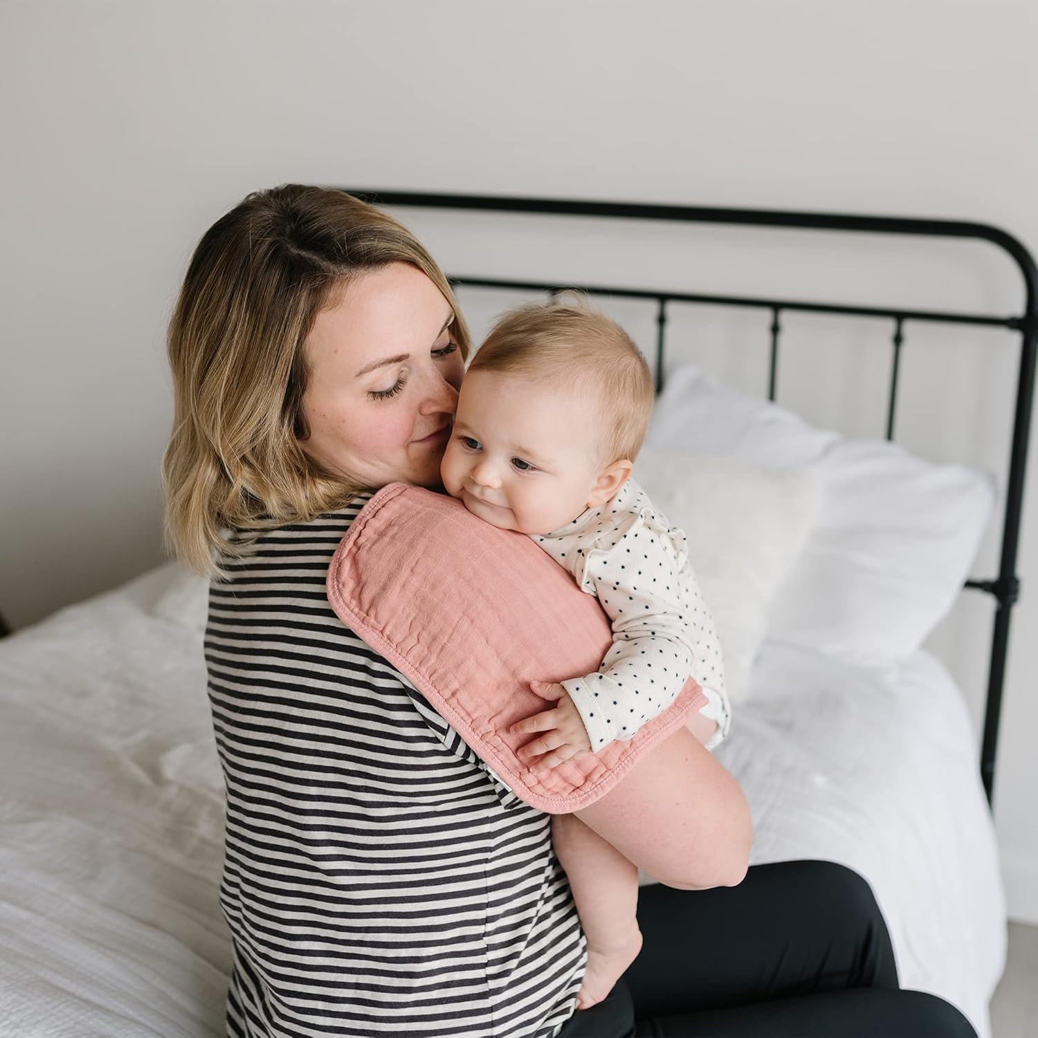 Ultra Soft Muslin Bamboo Washcloths- 5 Pack - Natemia