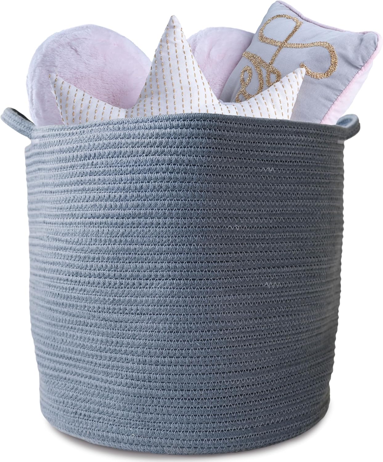 Rope Storage Basket in Folkstone Grey - Natemia