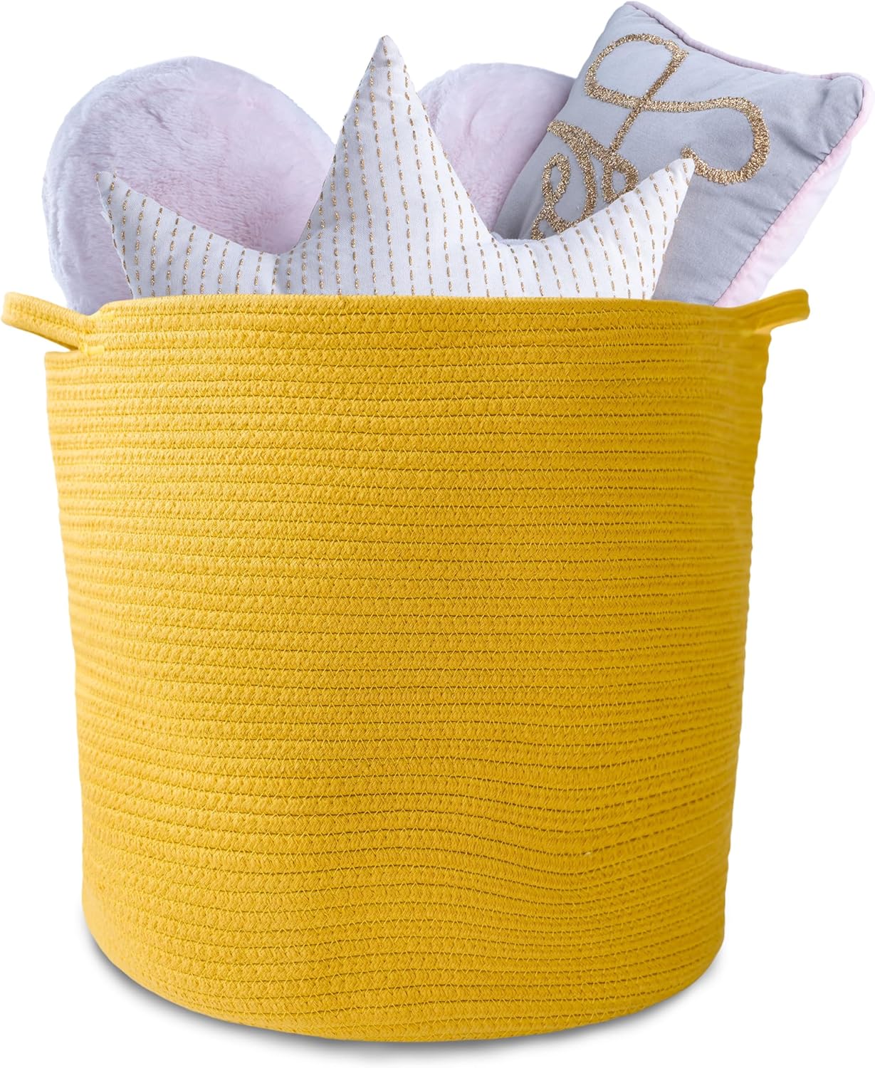 Rope Storage Basket in Harvest Gold - Natemia