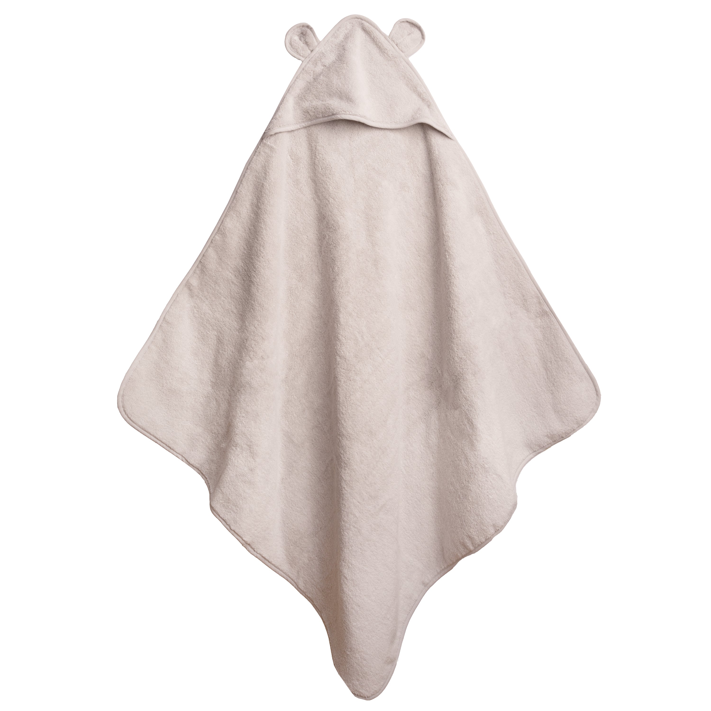 Organic Cotton Hooded Towel - Grey - Natemia