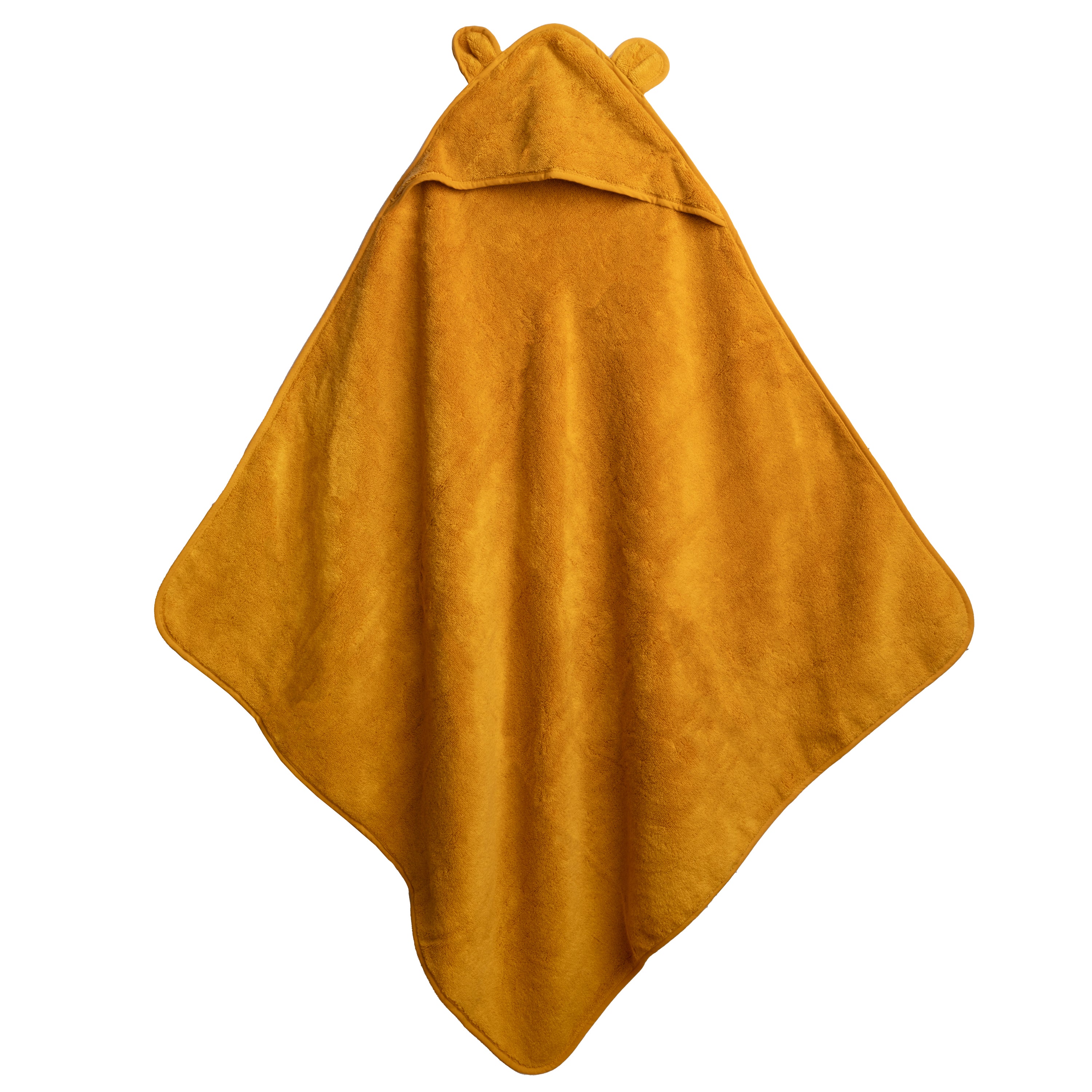 Organic Cotton Hooded Towel - Harvest Gold - Natemia