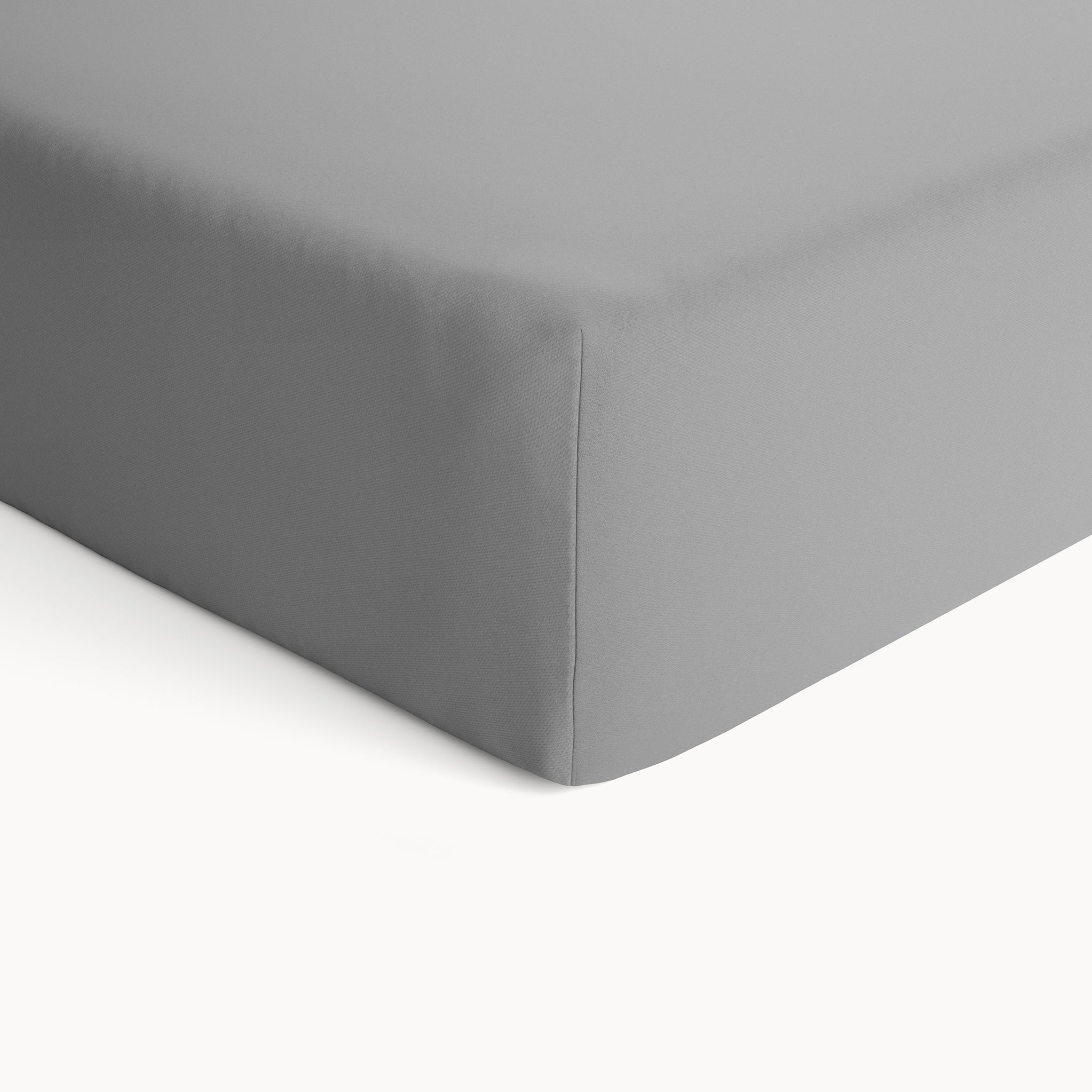 Organic Cotton Crib Sheet - Grey - Natemia