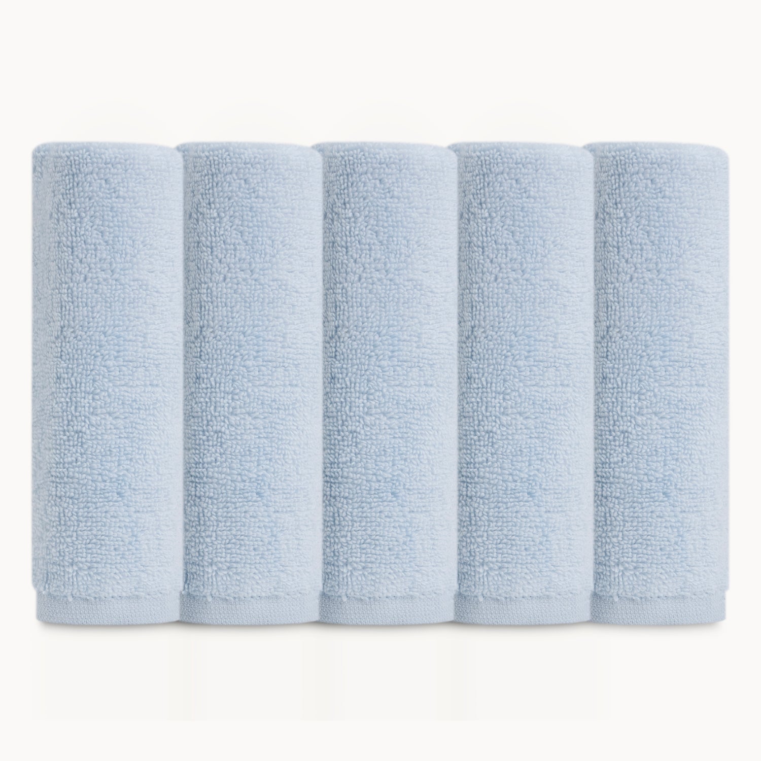 Organic Baby Washcloths - Blue - Natemia