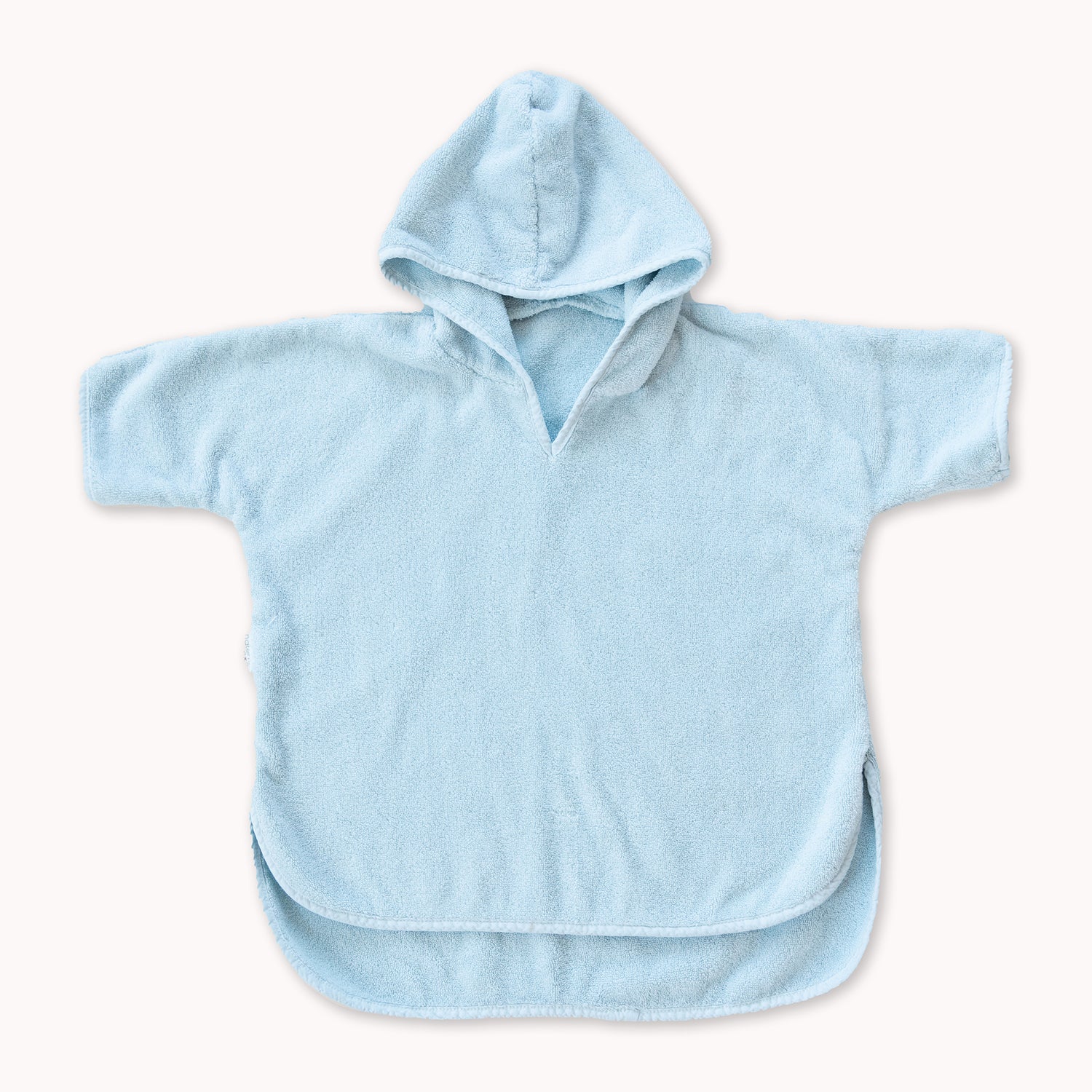 Organic Cotton Hooded Poncho Cover-Up - Natemia