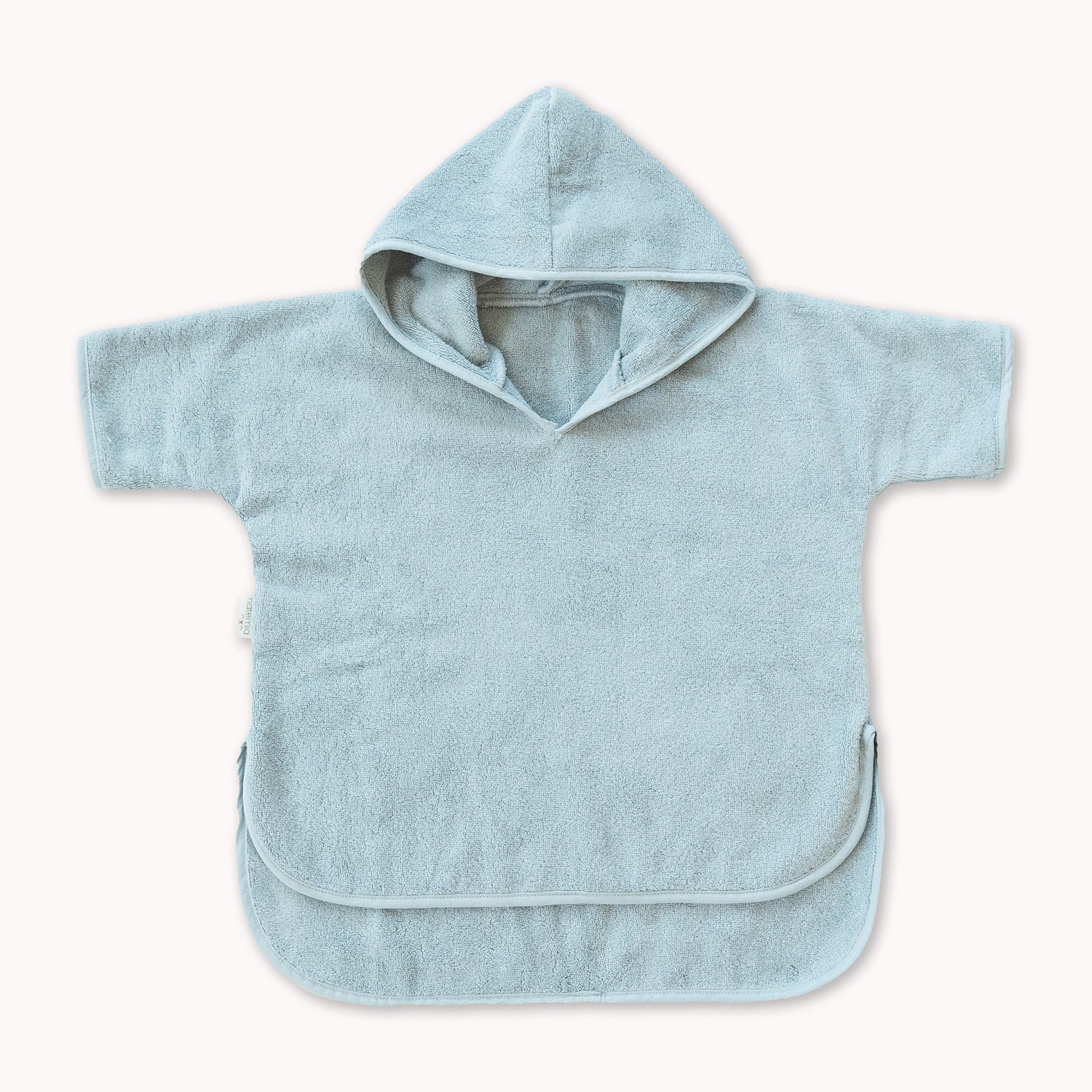Organic Cotton Hooded Poncho Cover-Up - Natemia