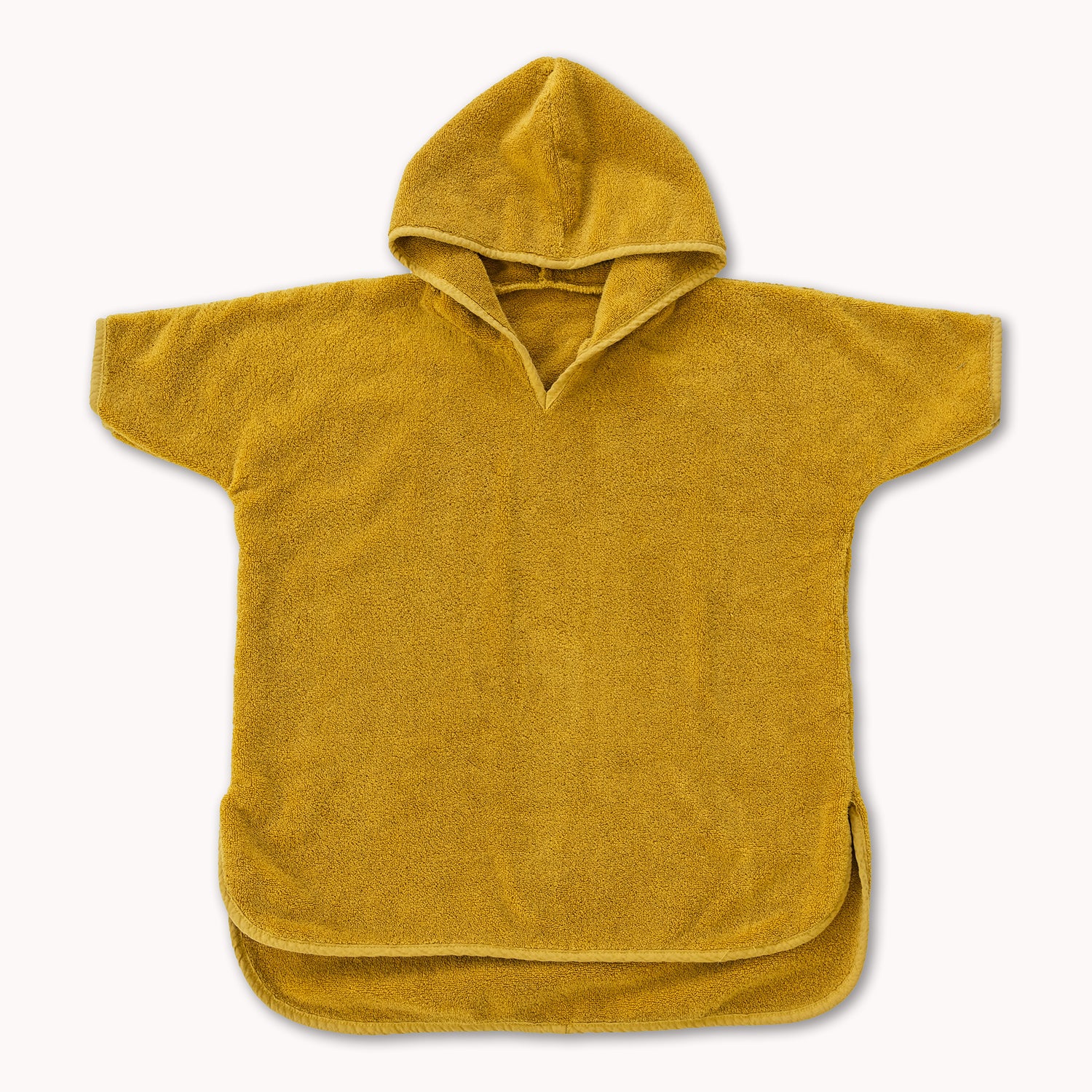 Organic Cotton Hooded Poncho Cover-Up - Natemia