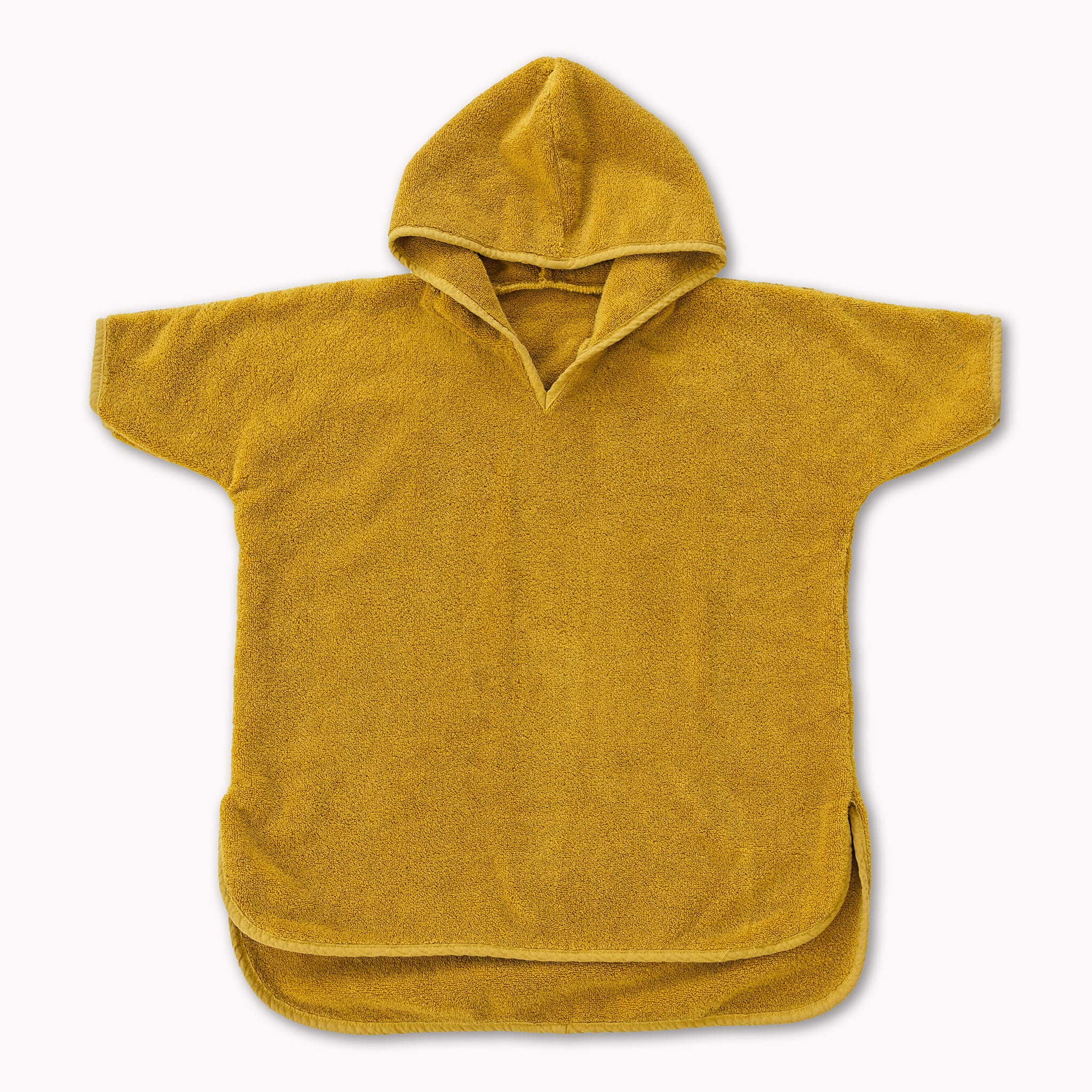 Organic Cotton Hooded Poncho Cover-Up - Natemia