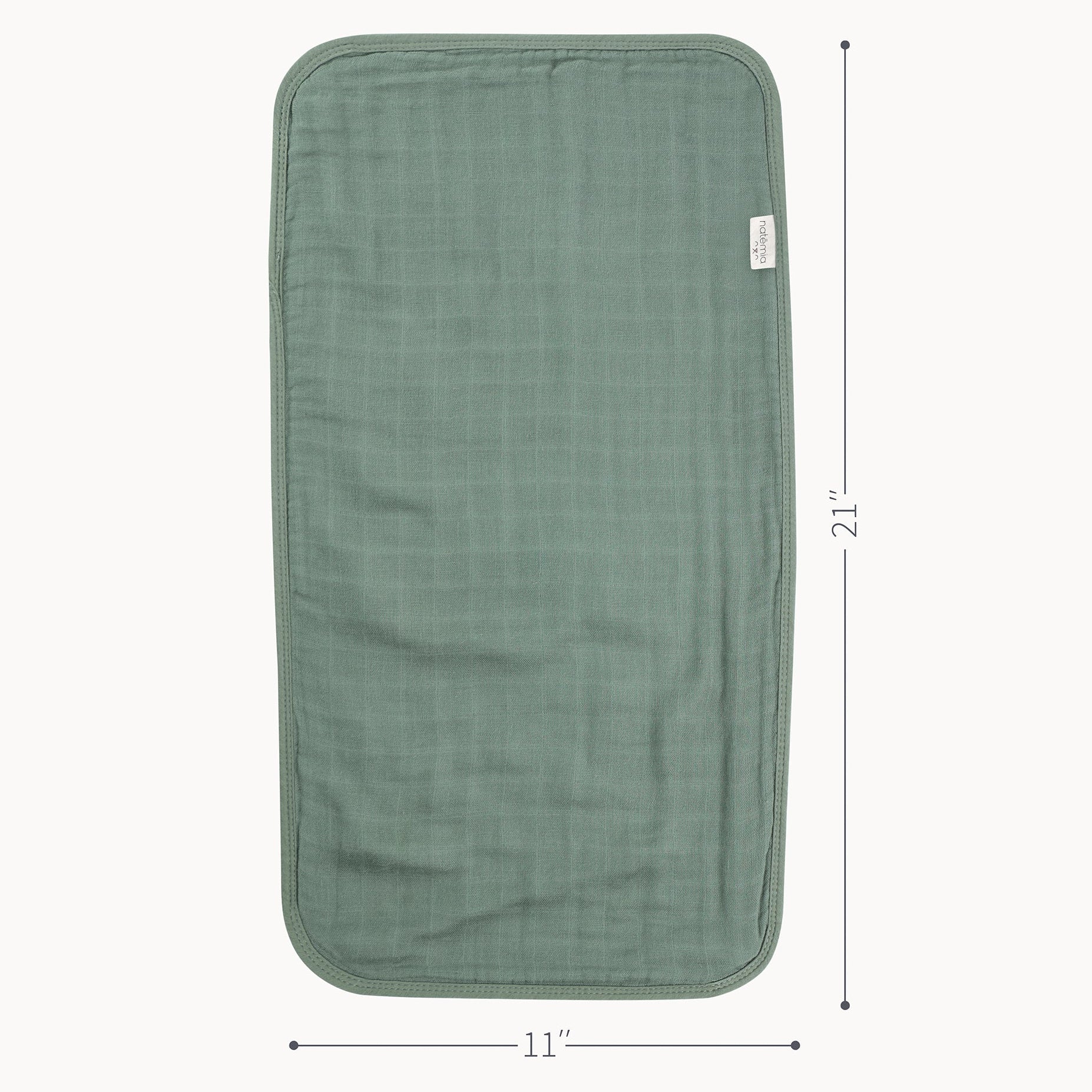 Ultra Soft Muslin Bamboo Burp Cloths - 3 Pack - Natemia