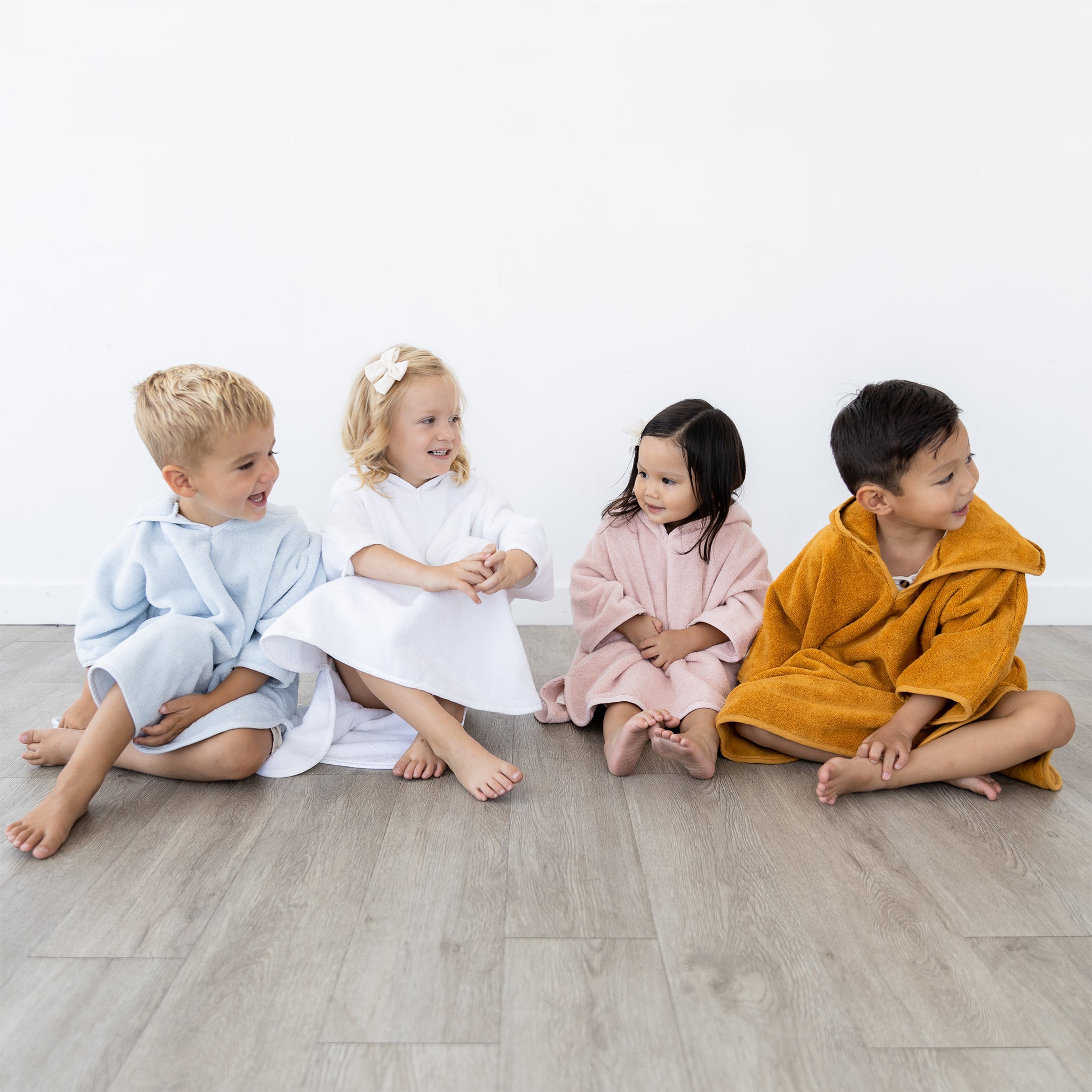 Organic Cotton Hooded Poncho Cover-Up - Natemia