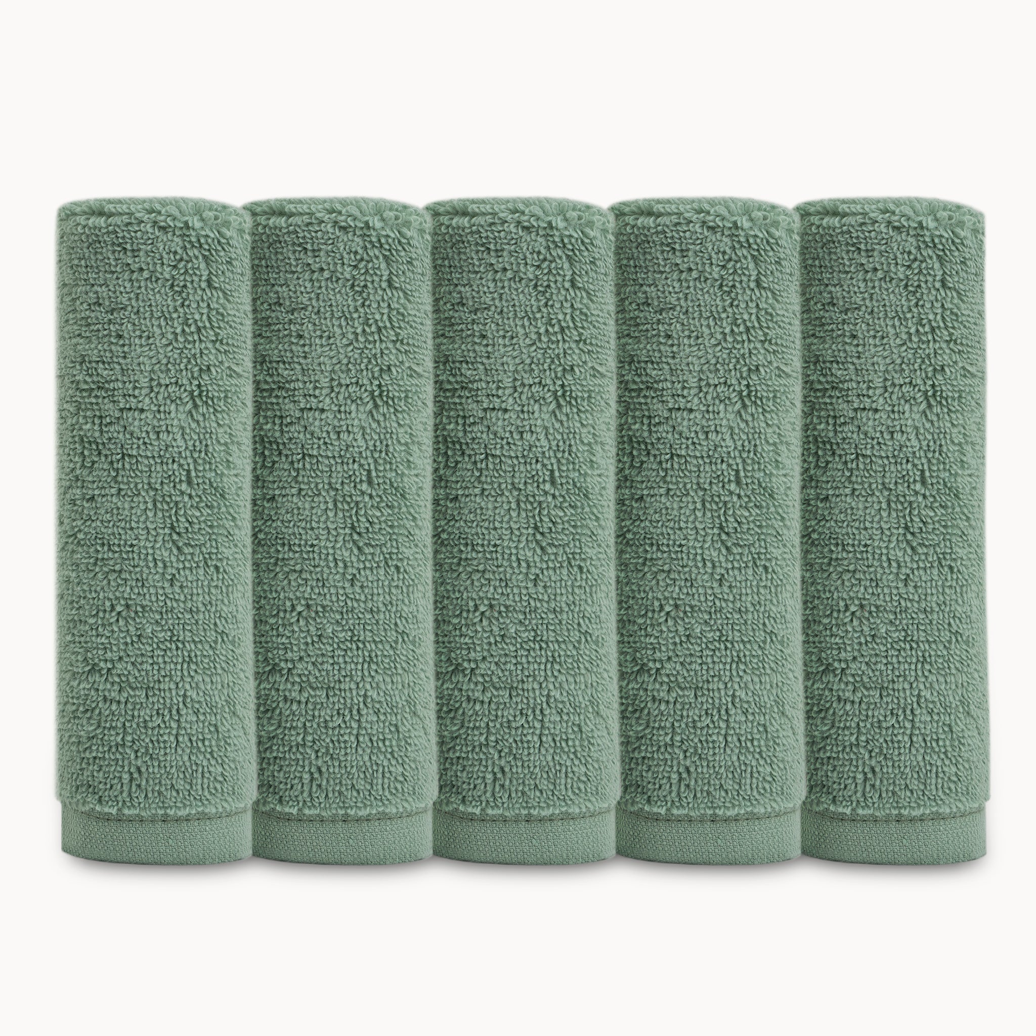 Organic Baby Washcloths - Sage - Natemia