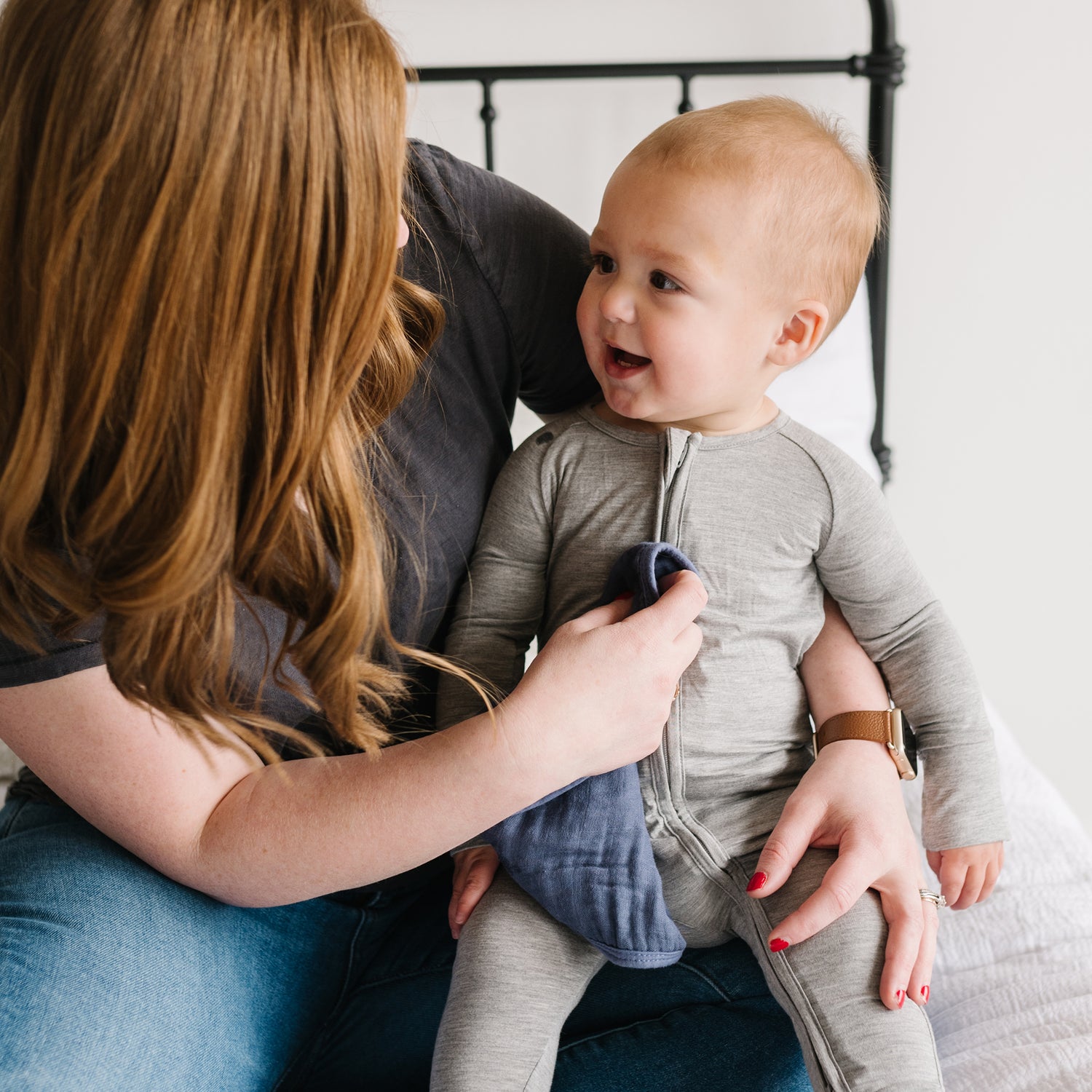 Ultra Soft Muslin Bamboo Washcloths- 5 Pack - Natemia