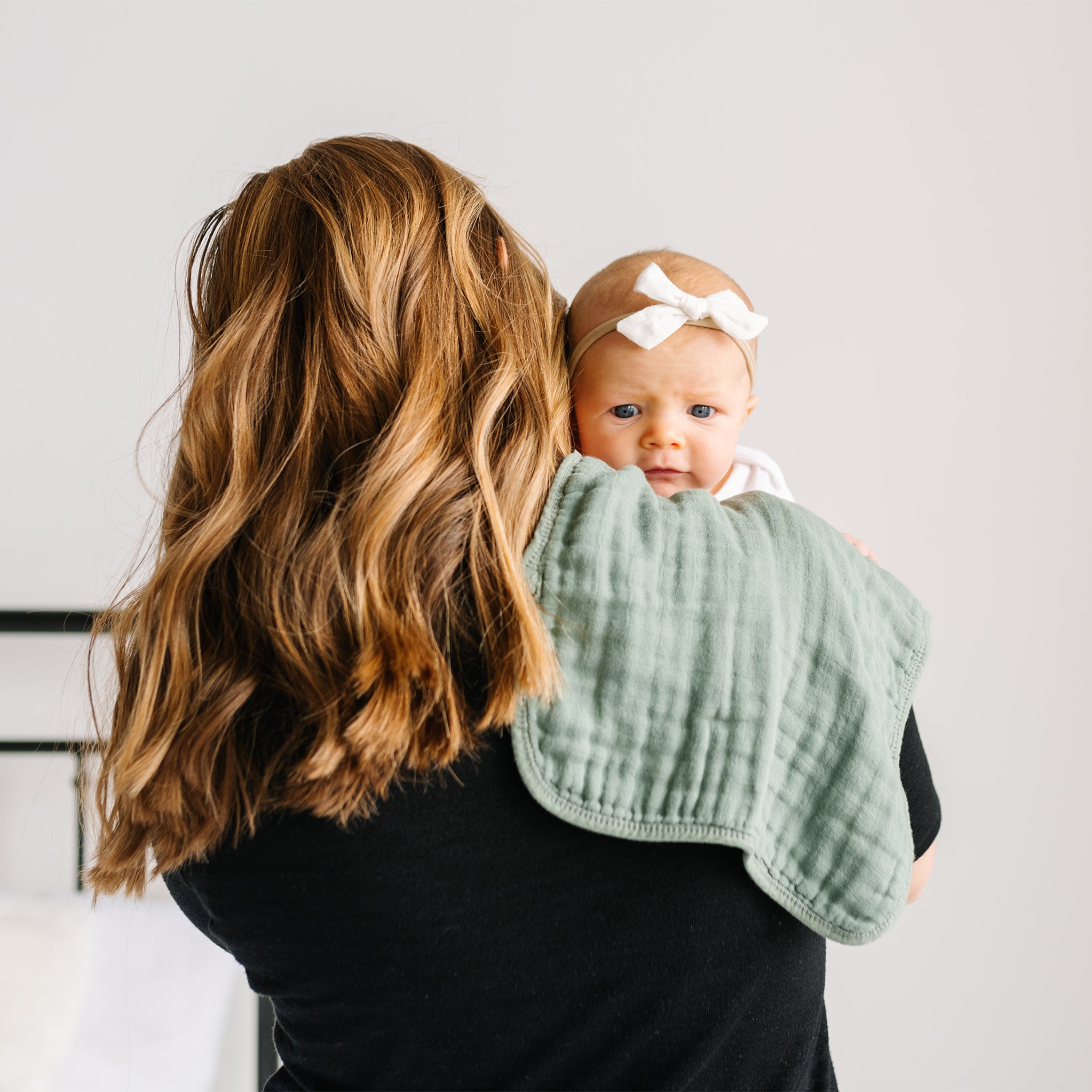 Ultra Soft Muslin Bamboo Burp Cloths - 3 Pack - Natemia