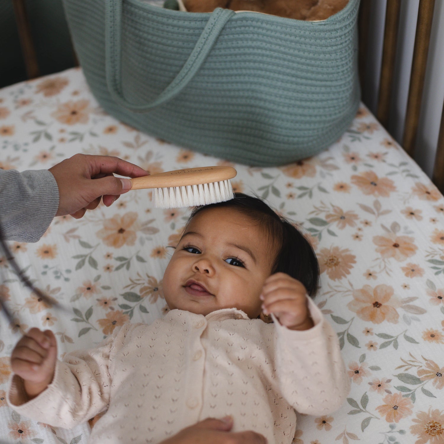 Natural Goat Hair Baby Brush - Natemia