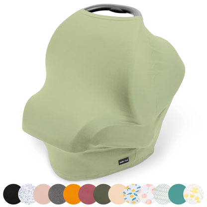Multiuse Nursing Cover Up and Car Seat Cover for Babies - Natemia