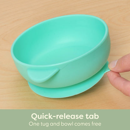Bowl and Spoon Set - Grey, Blue, Green - Natemia