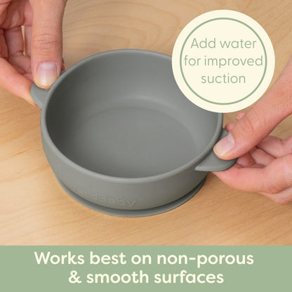 Bowl and Spoon Set - Grey, Blue, Green - Natemia