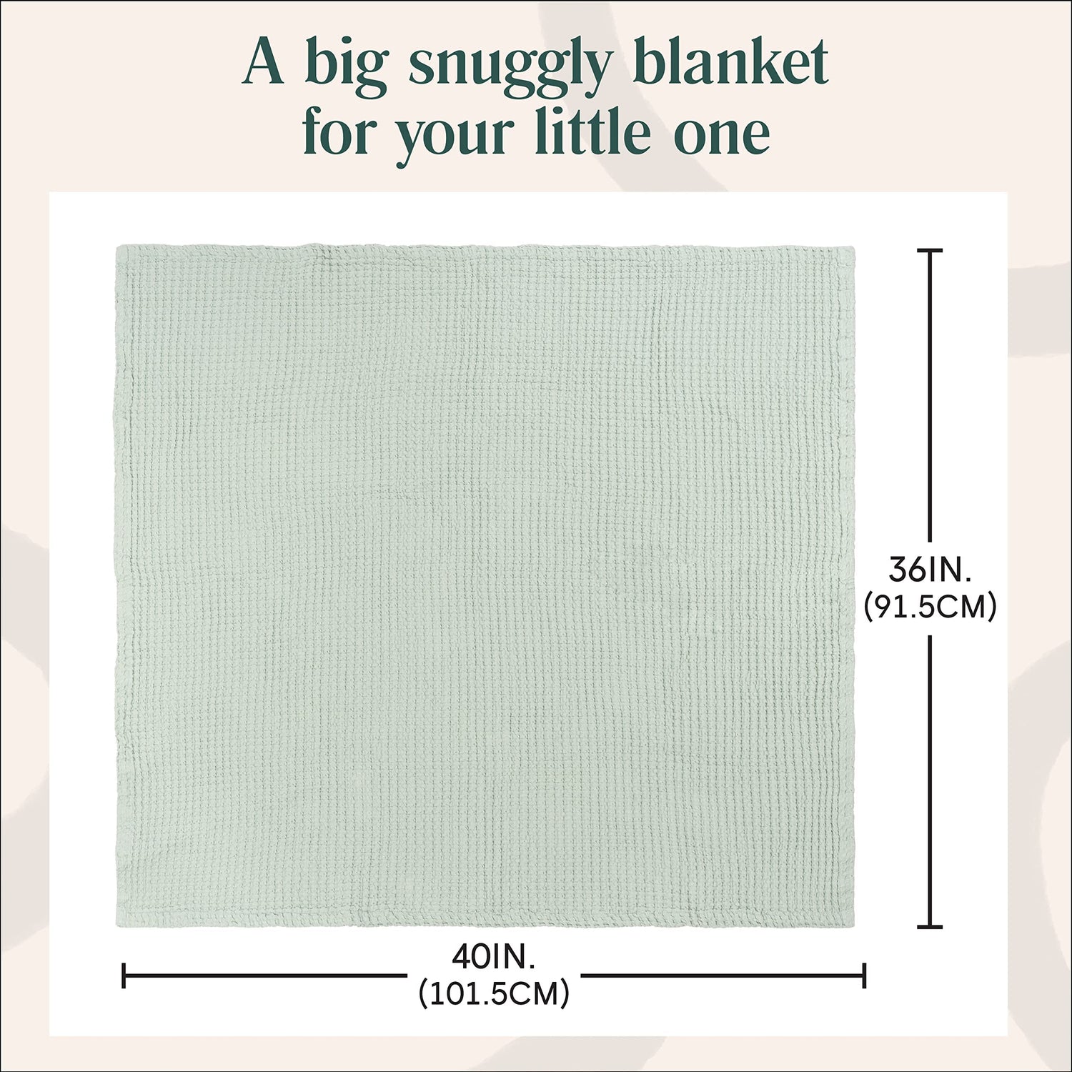 Waffle Baby Blanket - Natemia