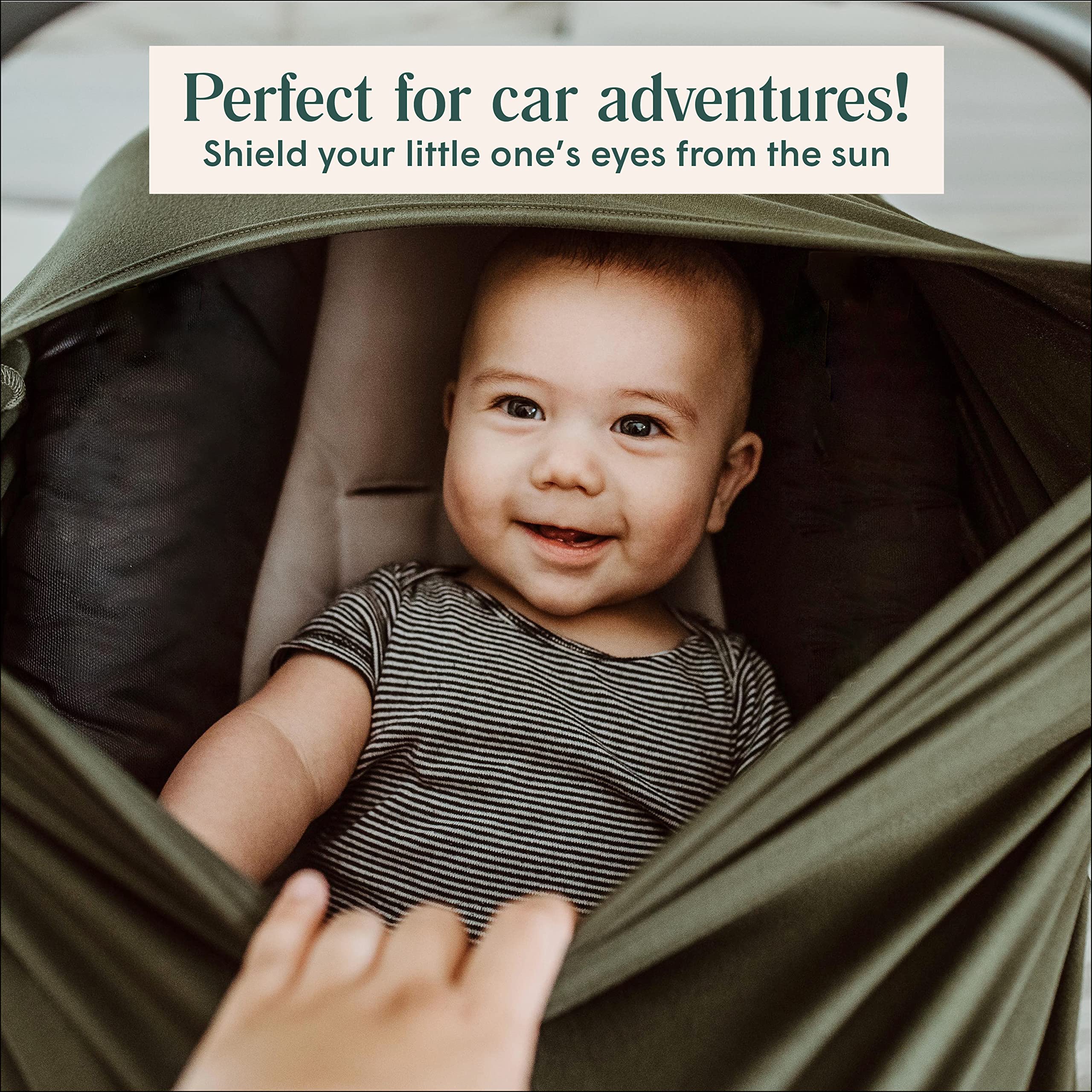 Multiuse Nursing Cover Up and Car Seat Cover for Babies - Natemia