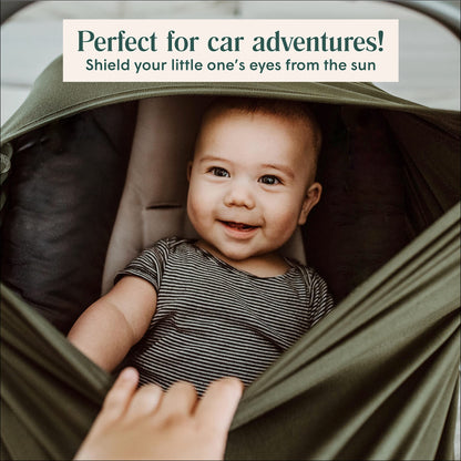 Multiuse Nursing Cover Up and Car Seat Cover for Babies - Natemia