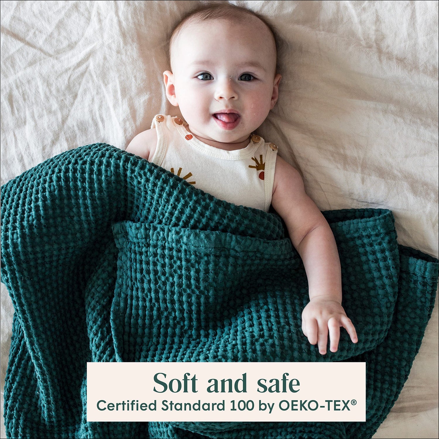 Waffle Baby Blanket - Natemia