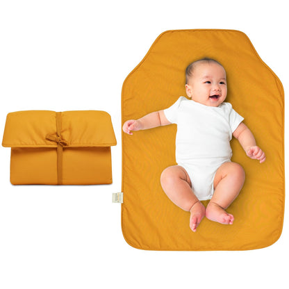 On The Go Portable Changing Pad - Harvest Gold - Natemia
