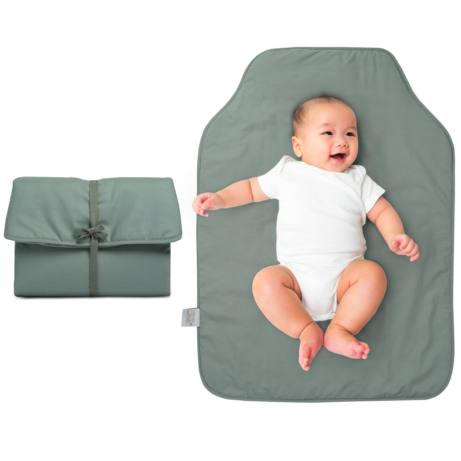 On The Go Portable Changing Pad - Lily Pad - Natemia