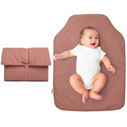 On The Go Portable Changing Pad - Misty Rose - Natemia