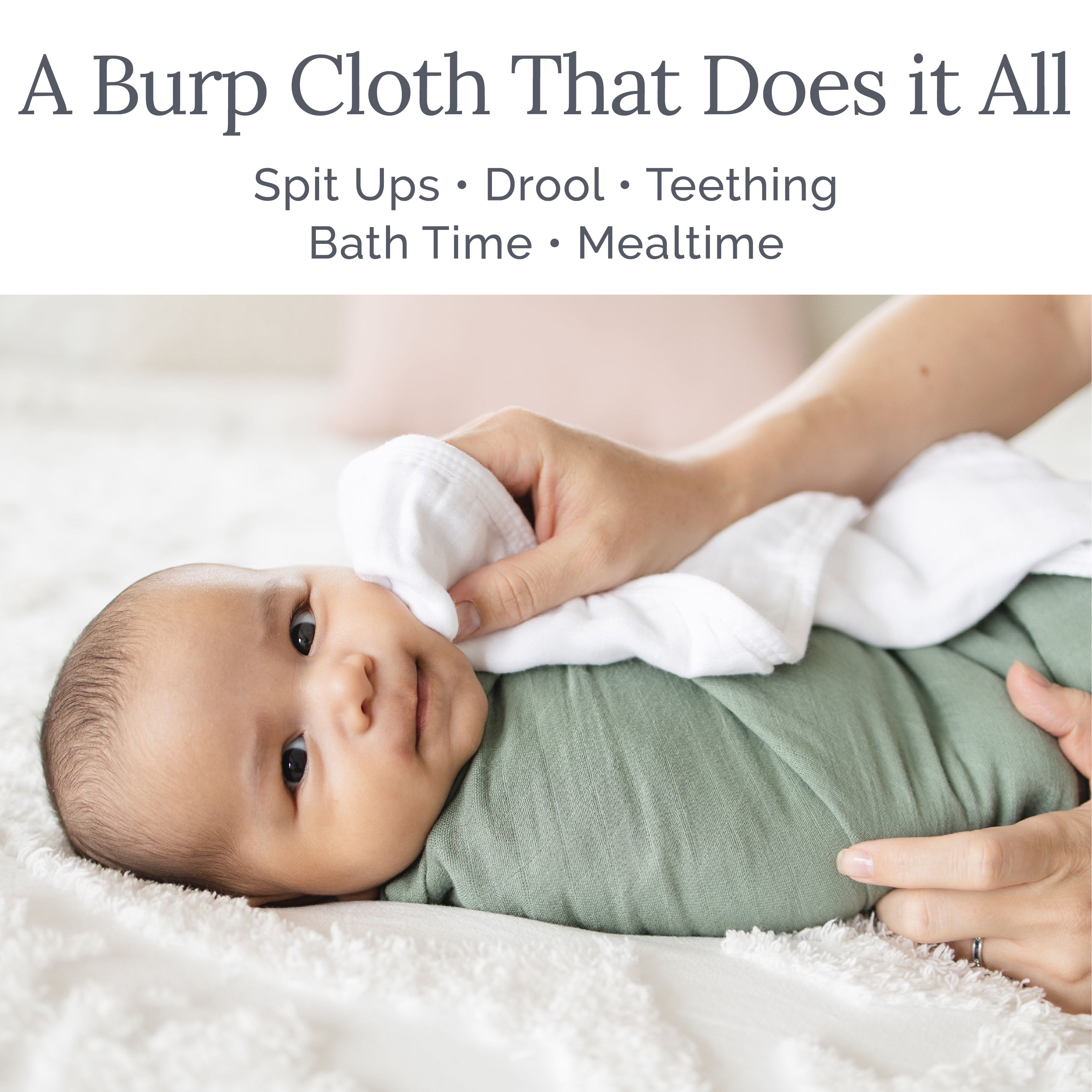 Muslin Burp Cloth Set