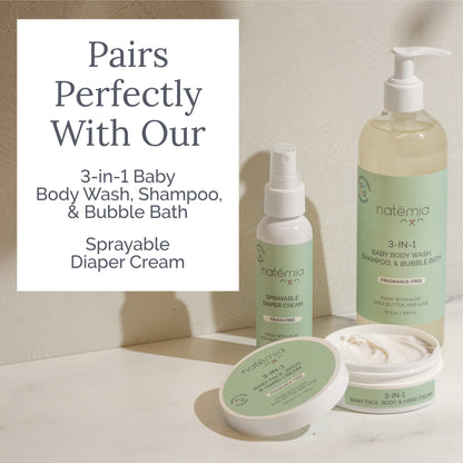 3-in-1 Face, Body, and Hand Cream - Natemia