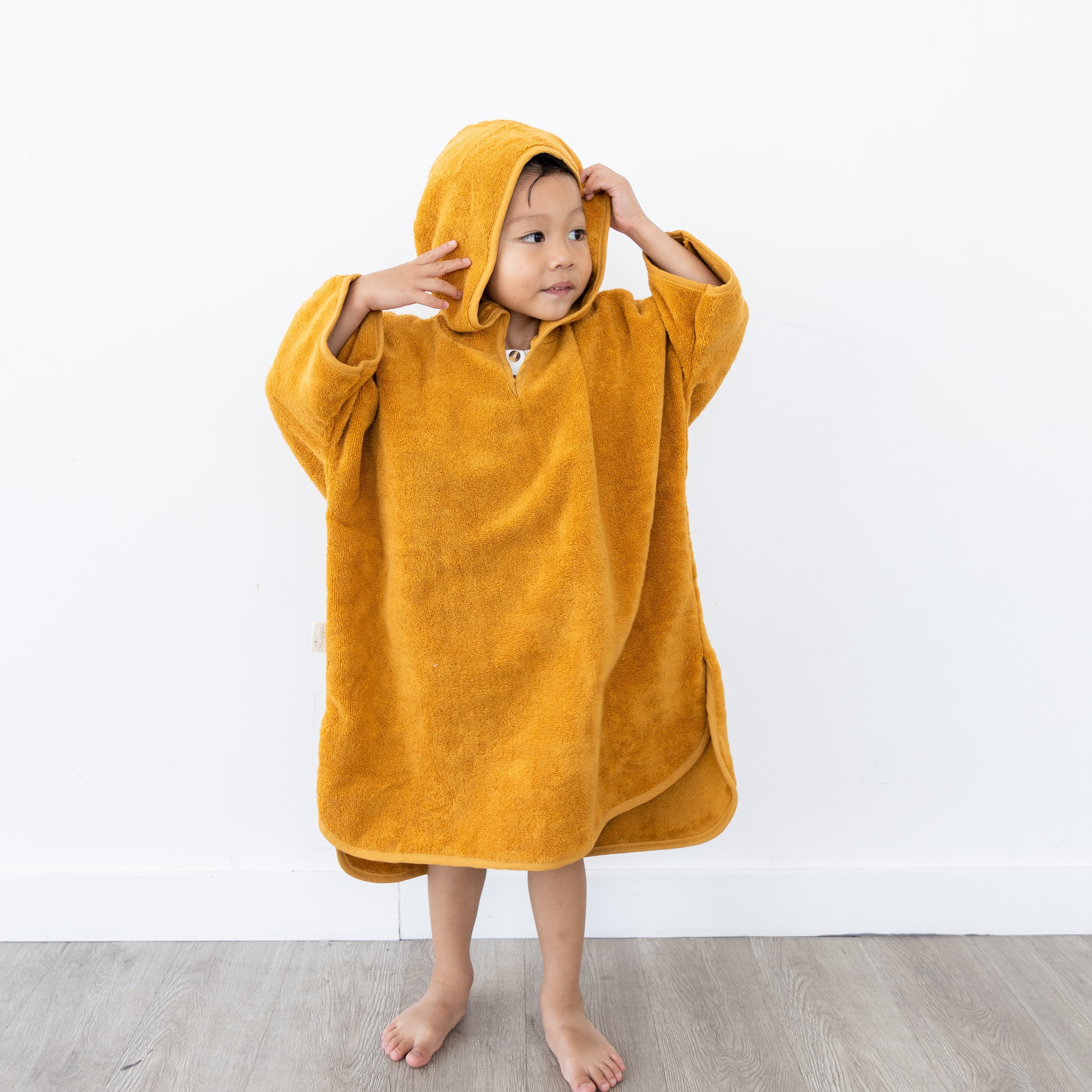 Organic Cotton Hooded Poncho – Natemia
