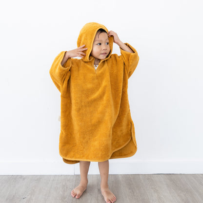 Organic Cotton Hooded Poncho
