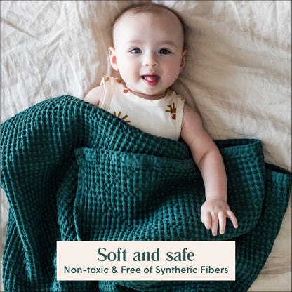 Cotton Waffle Blanket - Natemia