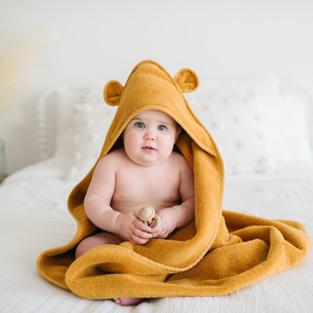 Organic Cotton Hooded Towel For Babies and Toddlers - Natemia