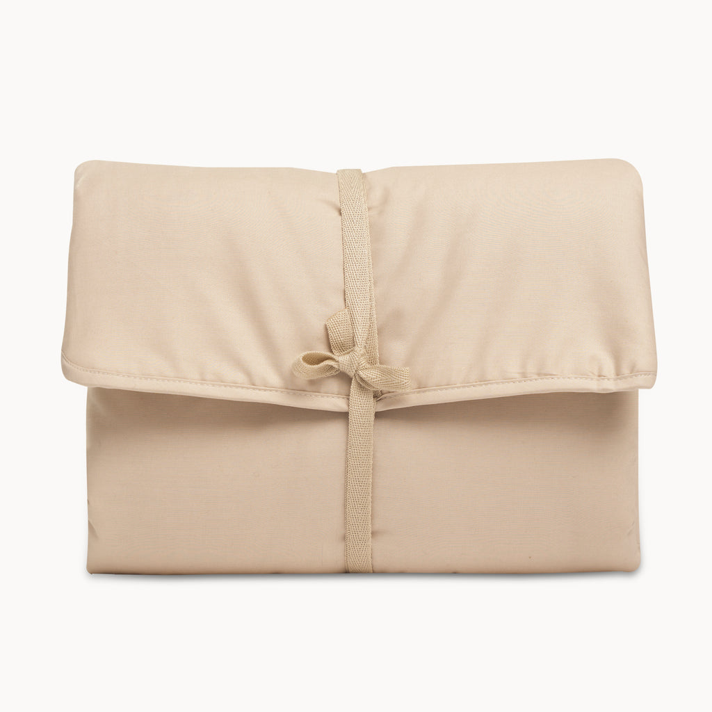On The Go Portable Changing Pad- Beige - Natemia