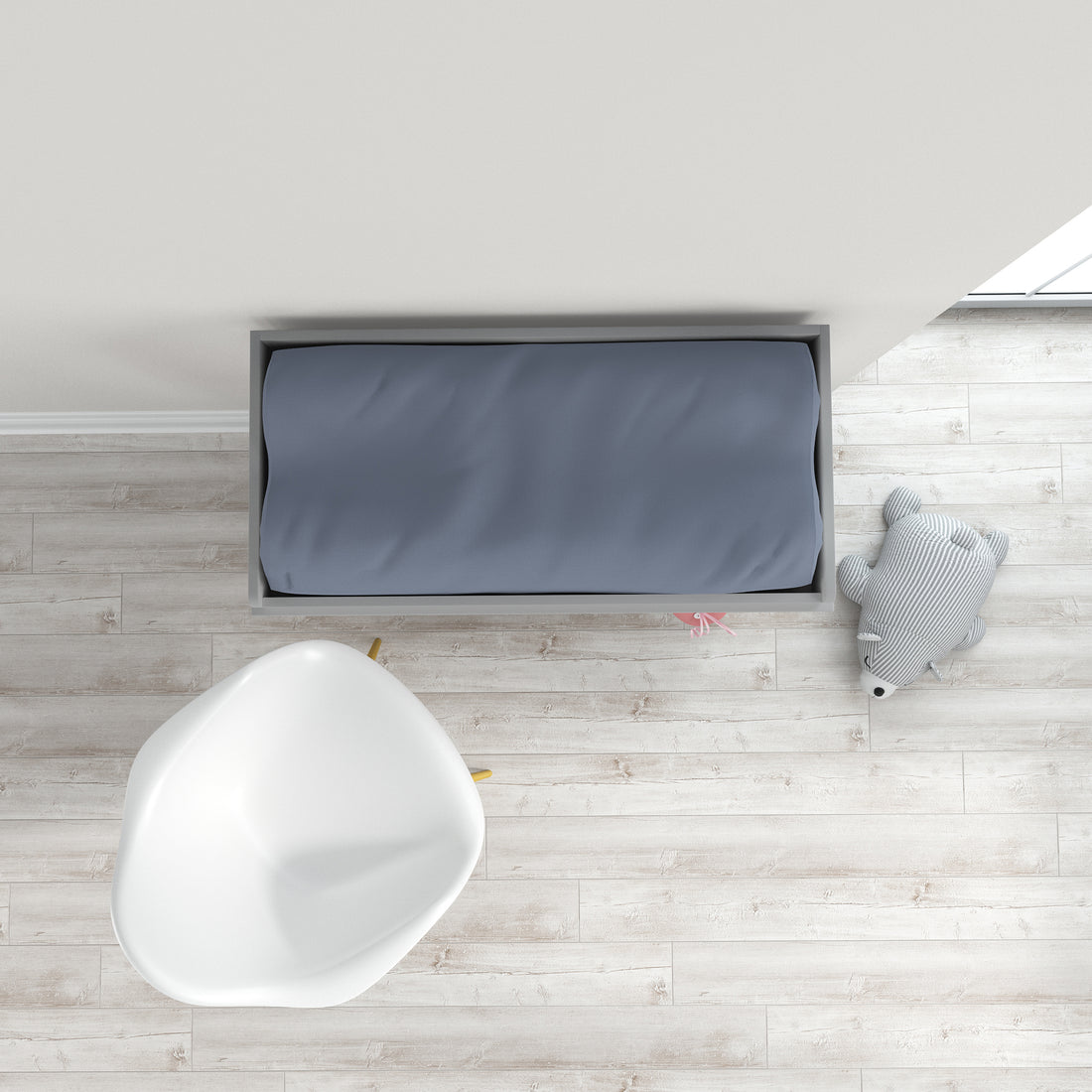 Organic Changing Pad Covers- Folkstone Gray - Natemia