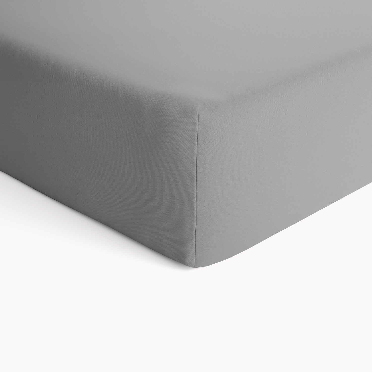 Organic Cotton Crib Sheet - Grey - Natemia