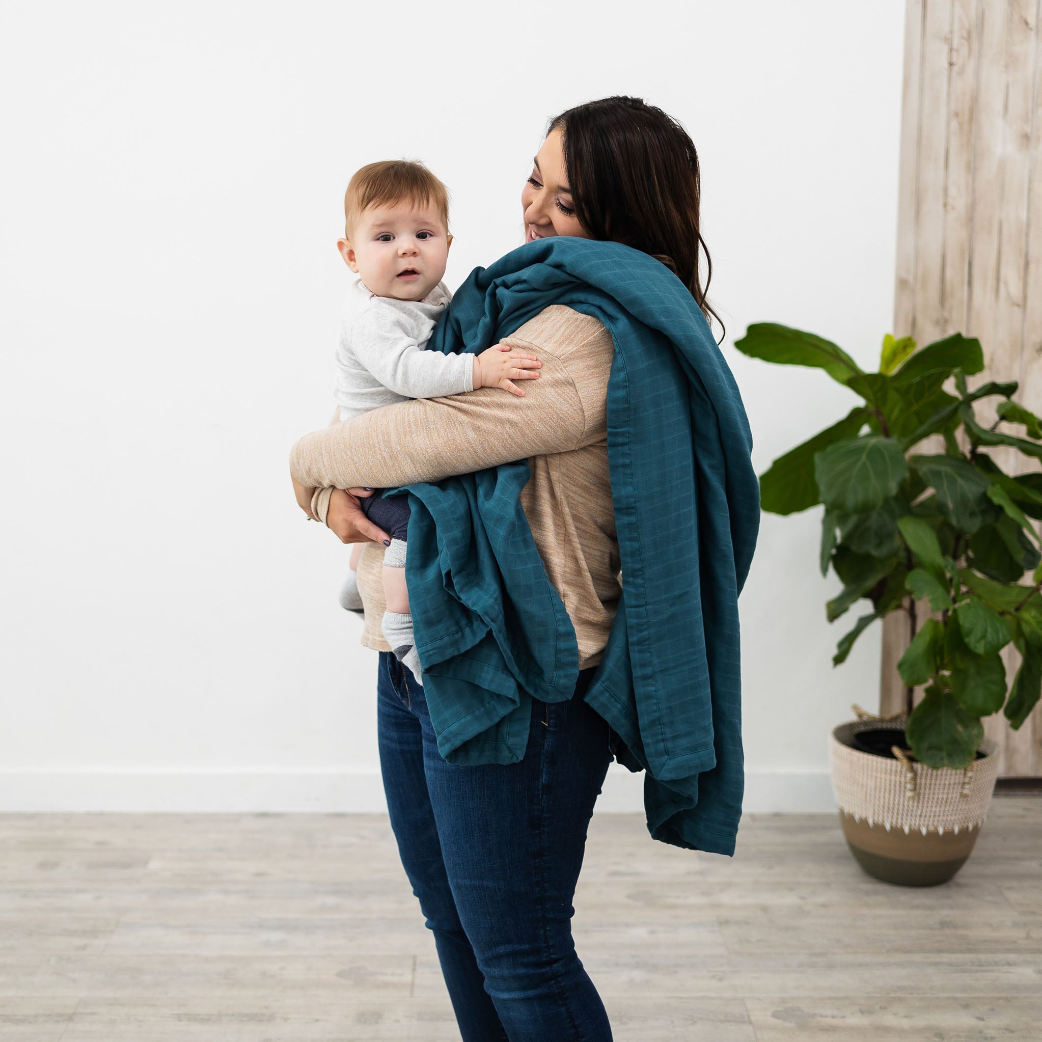 6-Layer Muslin Bamboo XL Blanket in Balsam - Natemia