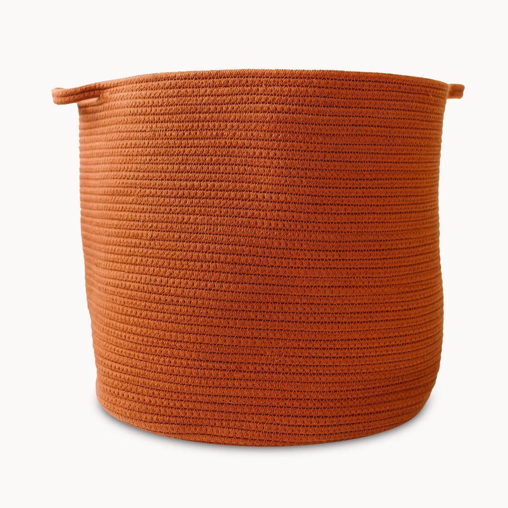 Cotton Rope Storage Basket in Autumn Glaze - Natemia