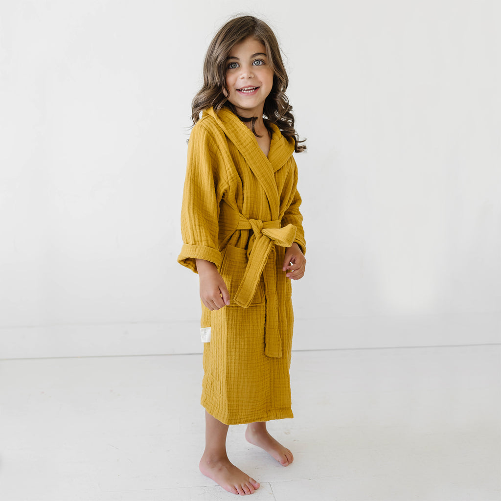 Organic Cotton Muslin Cover-up for Kids - Natemia
