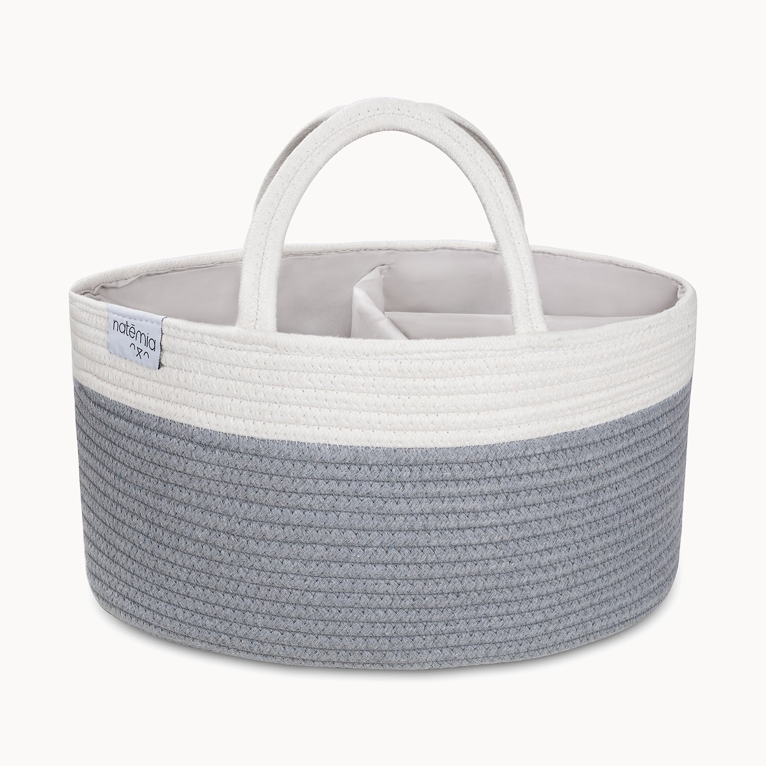 Diaper Caddy, Cotton Rope Storage Basket