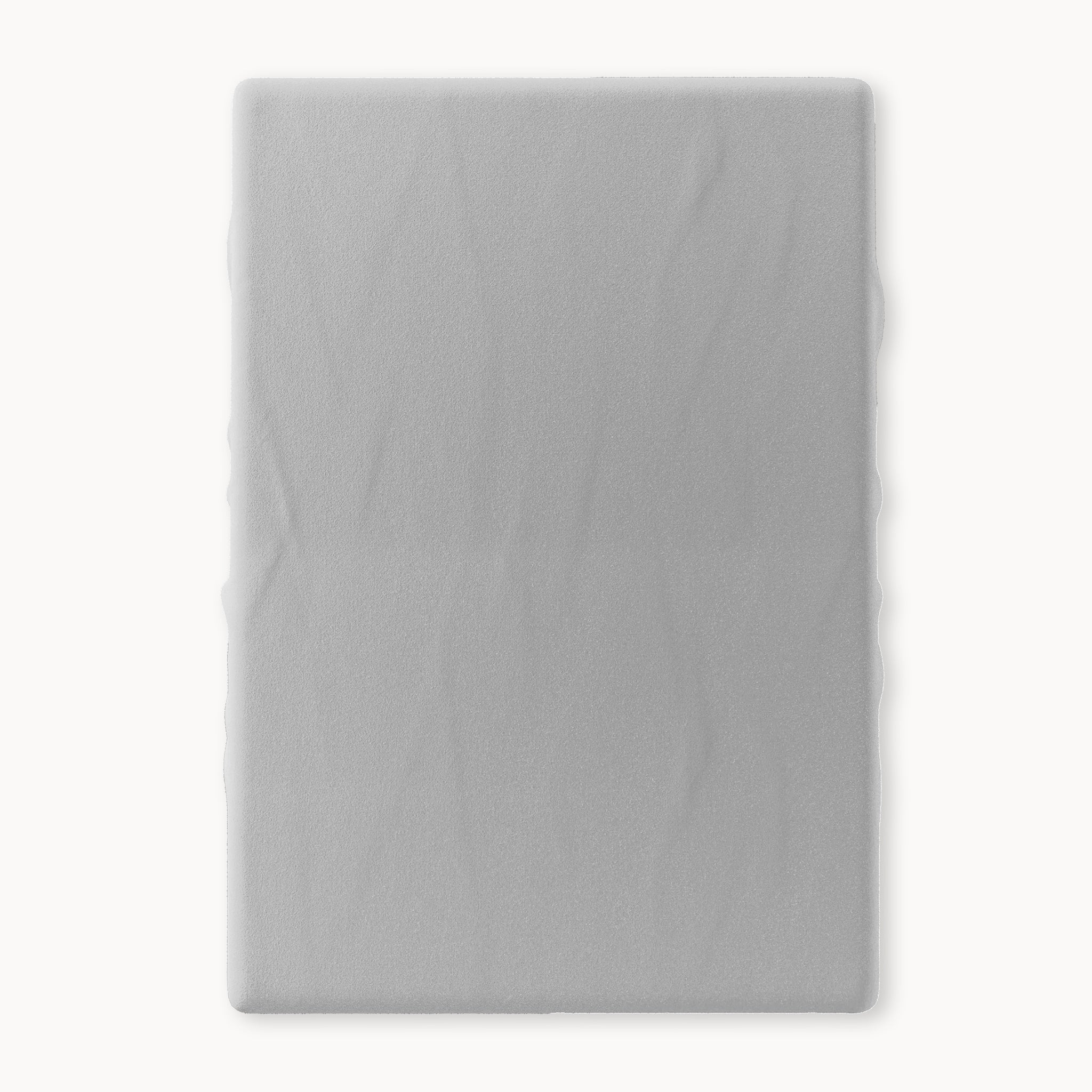 Organic Cotton Playard/ Pack and Play/ Mini Crib Fitted Sheet - Grey - Natemia