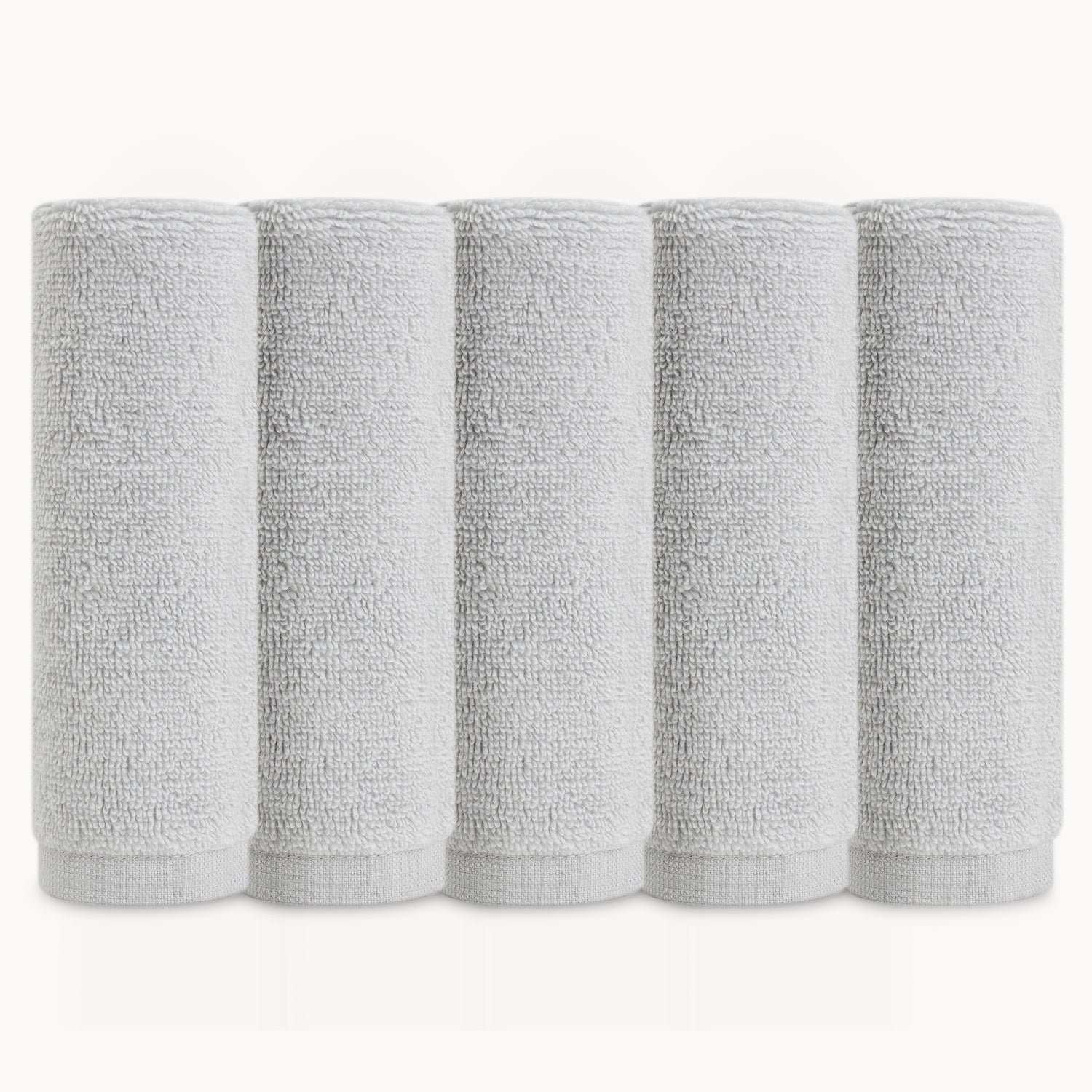 Organic Baby Washcloths - Grey - Natemia
